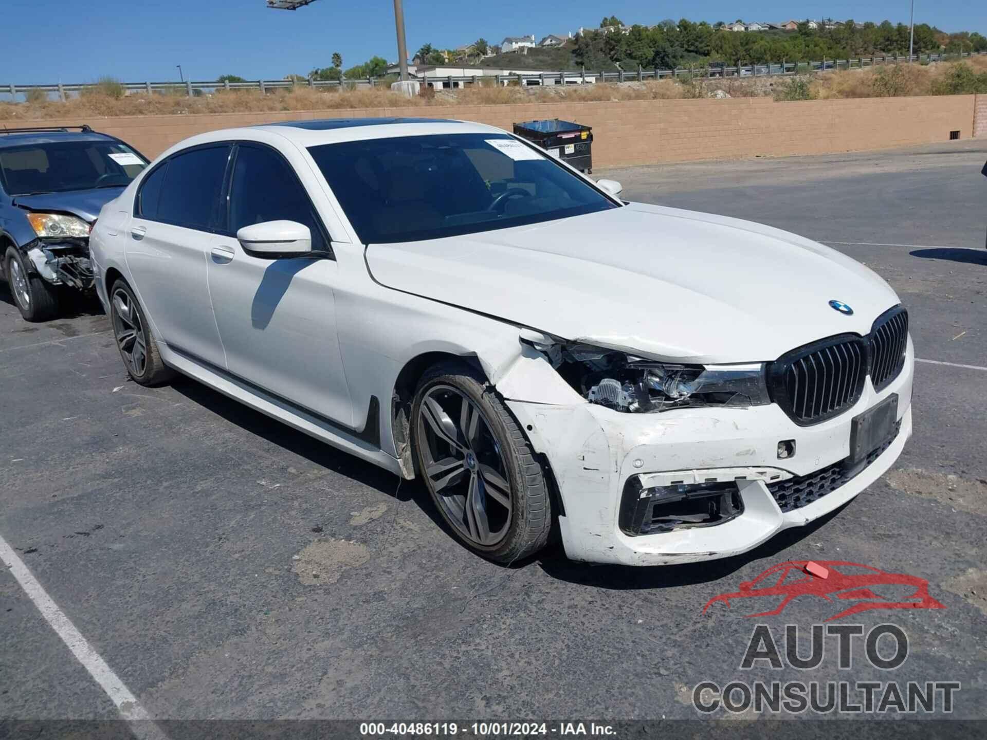 BMW 740I 2016 - WBA7E2C51GG548302