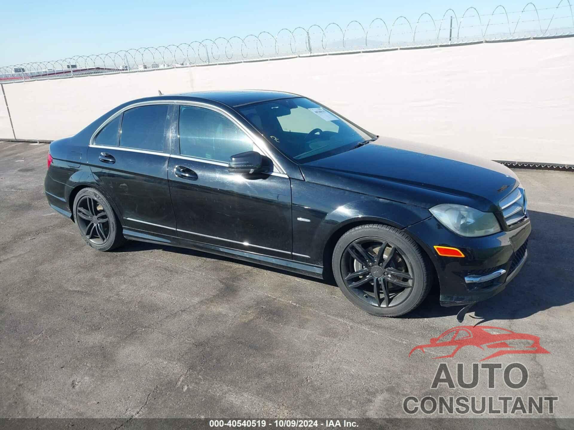 MERCEDES-BENZ C 250 2012 - WDDGF4HB6CA643693