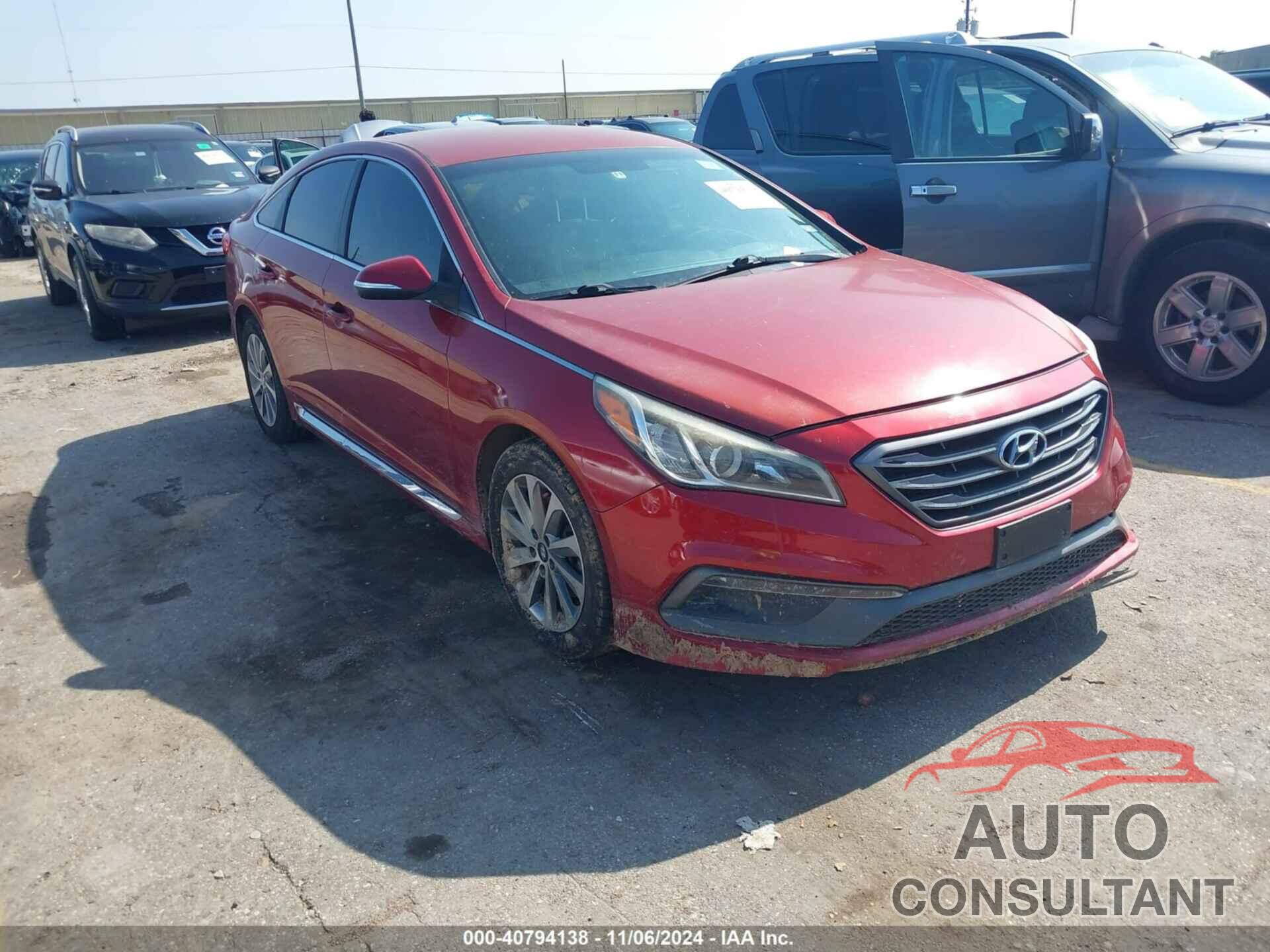 HYUNDAI SONATA 2016 - 5NPE34AF8GH428452