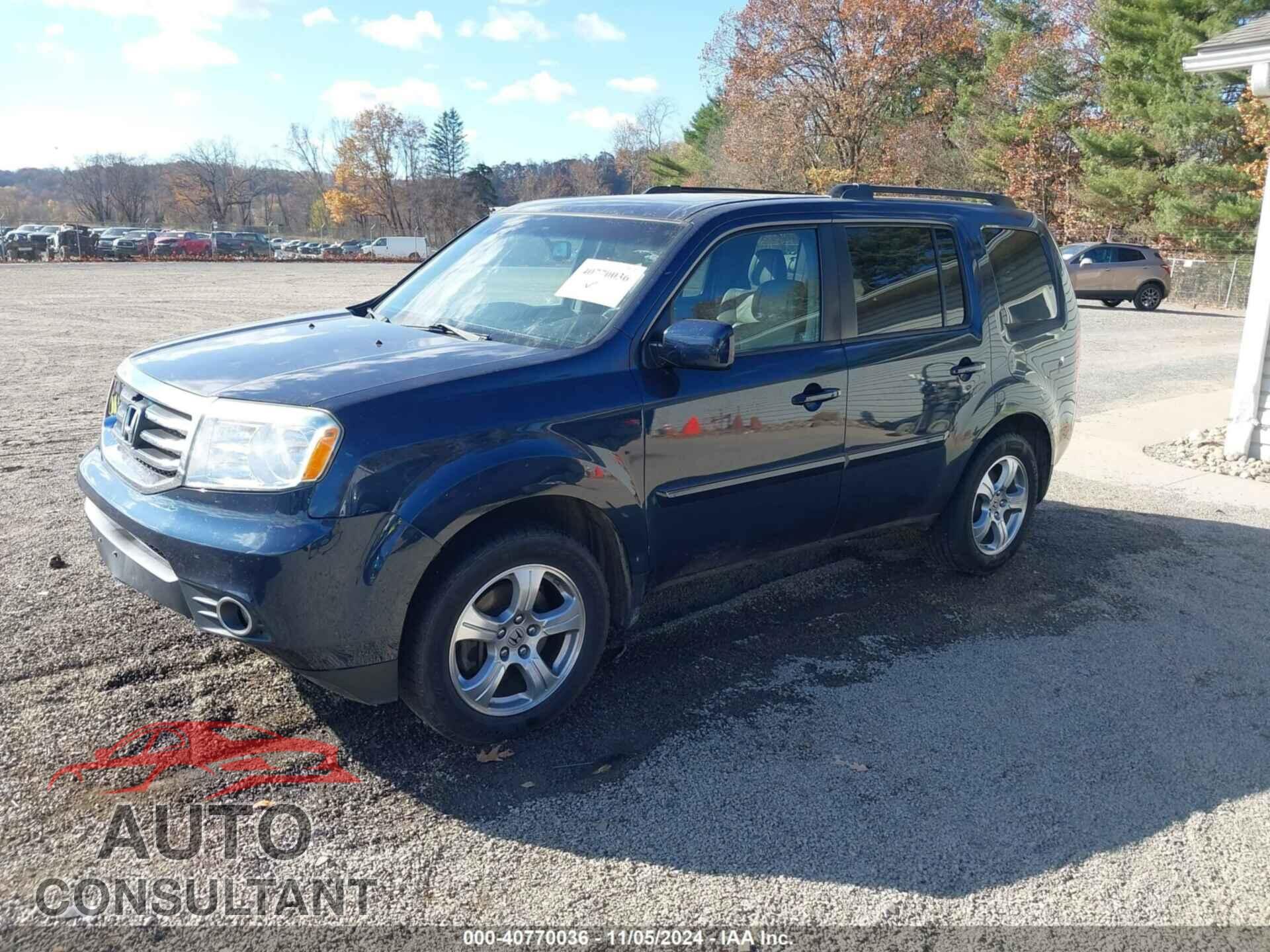 HONDA PILOT 2012 - 5FNYF4H79CB013166
