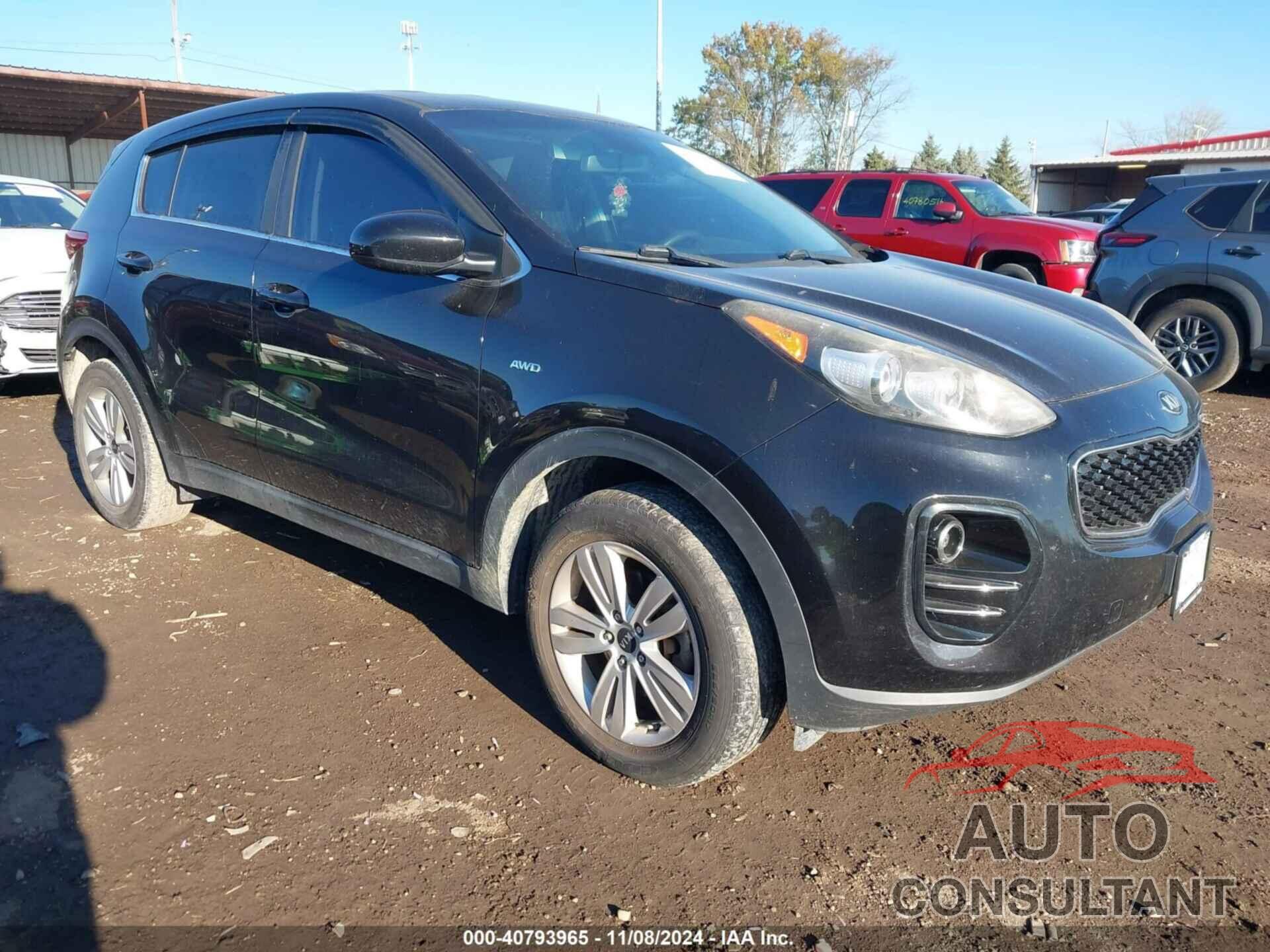 KIA SPORTAGE 2017 - KNDPMCAC2H7034120