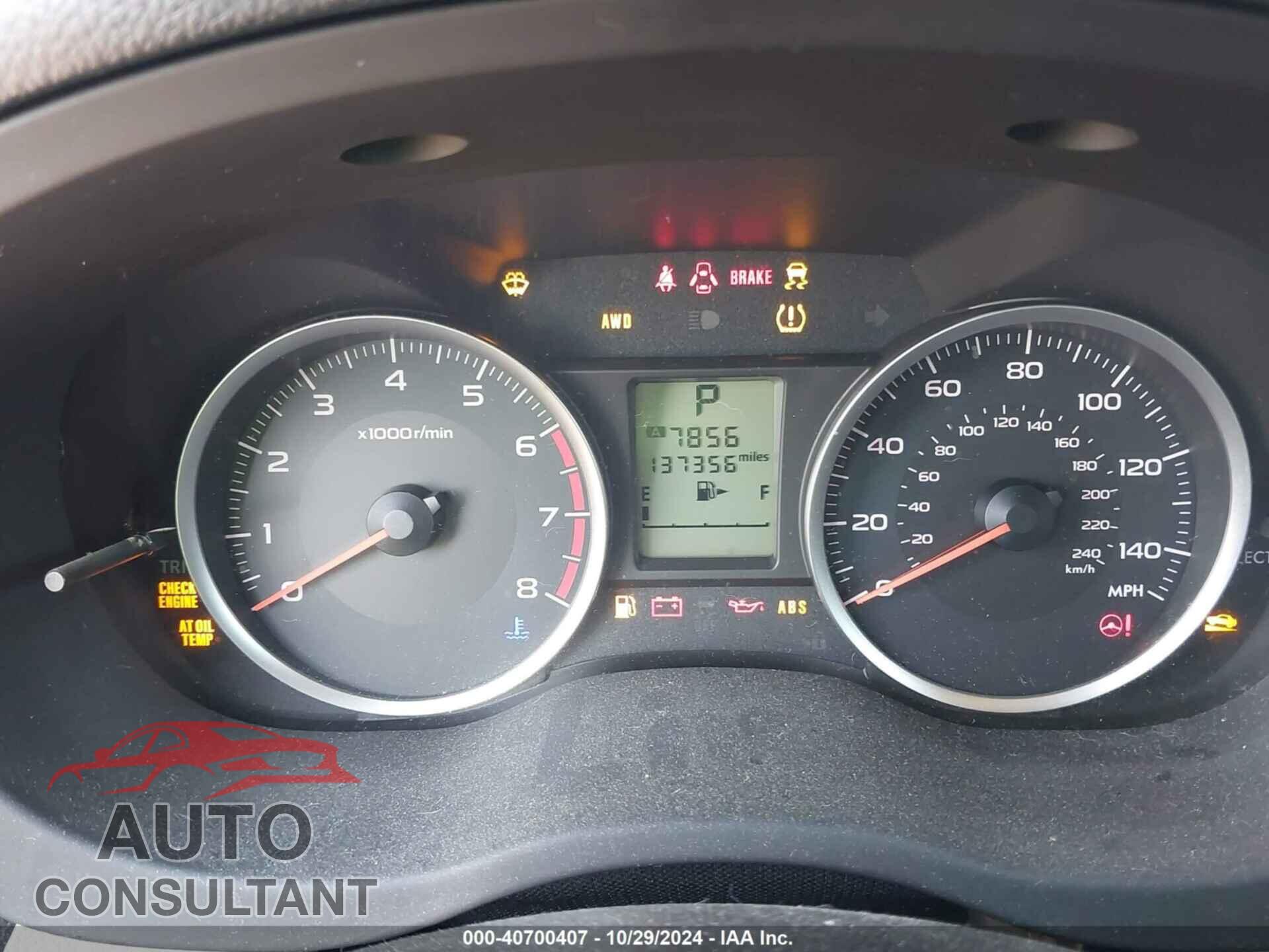 SUBARU FORESTER 2014 - JF2SJAEC0EH478721