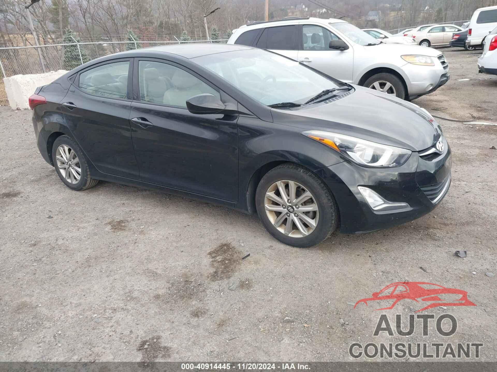 HYUNDAI ELANTRA 2014 - KMHDH4AE0EU074560