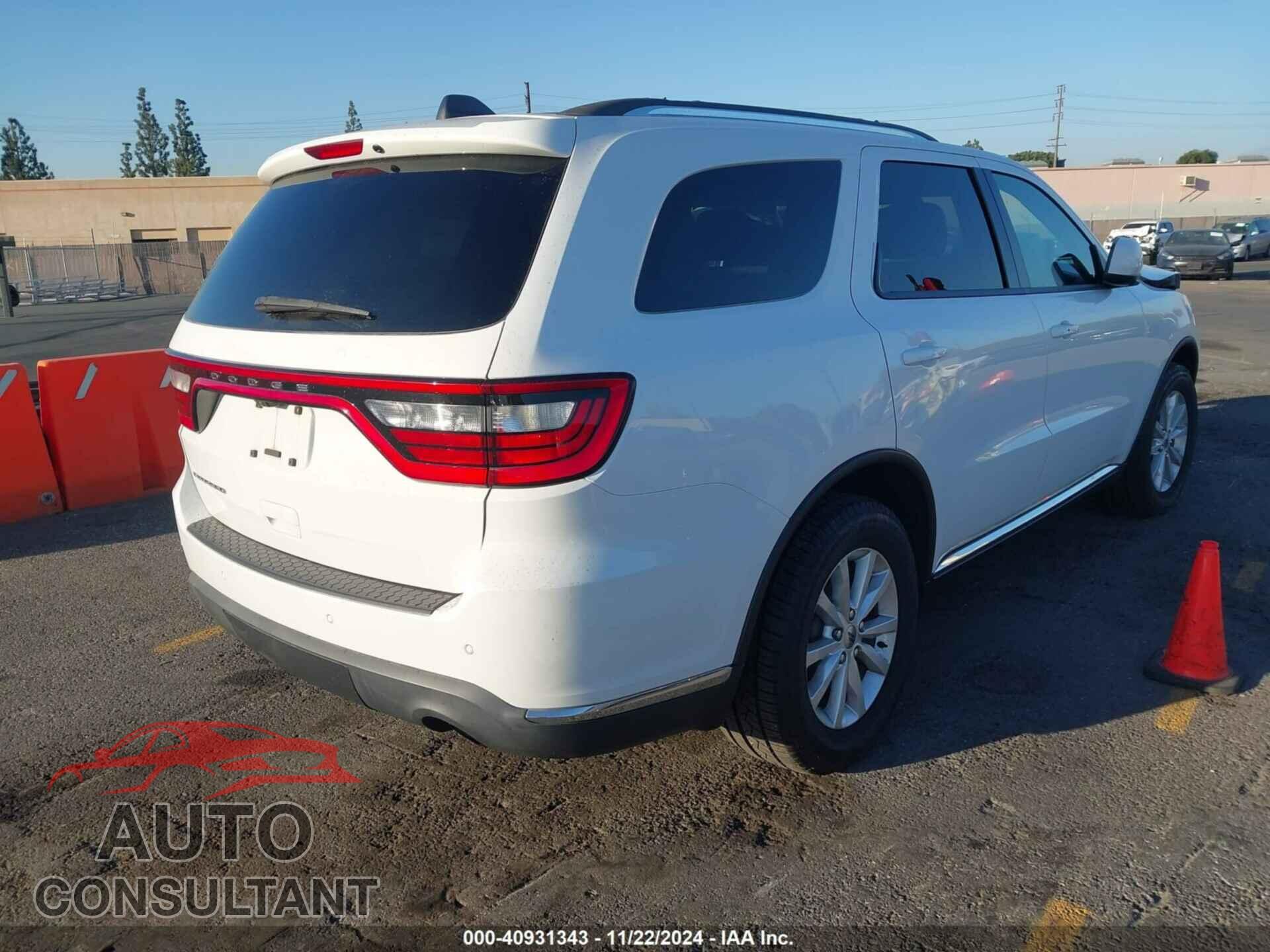 DODGE DURANGO 2019 - 1C4RDHAG5KC803393