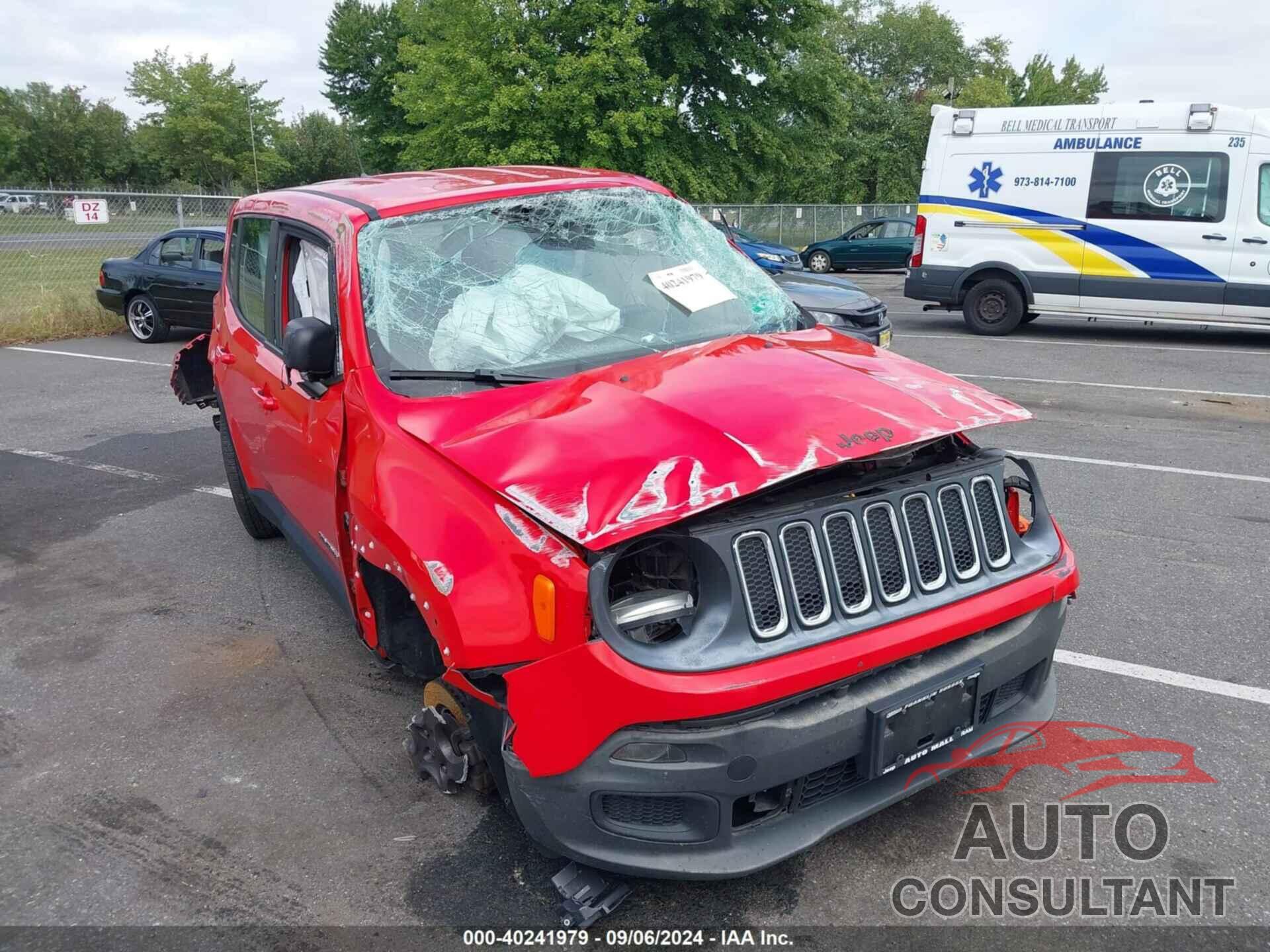JEEP RENEGADE 2016 - ZACCJBAT2GPD09326