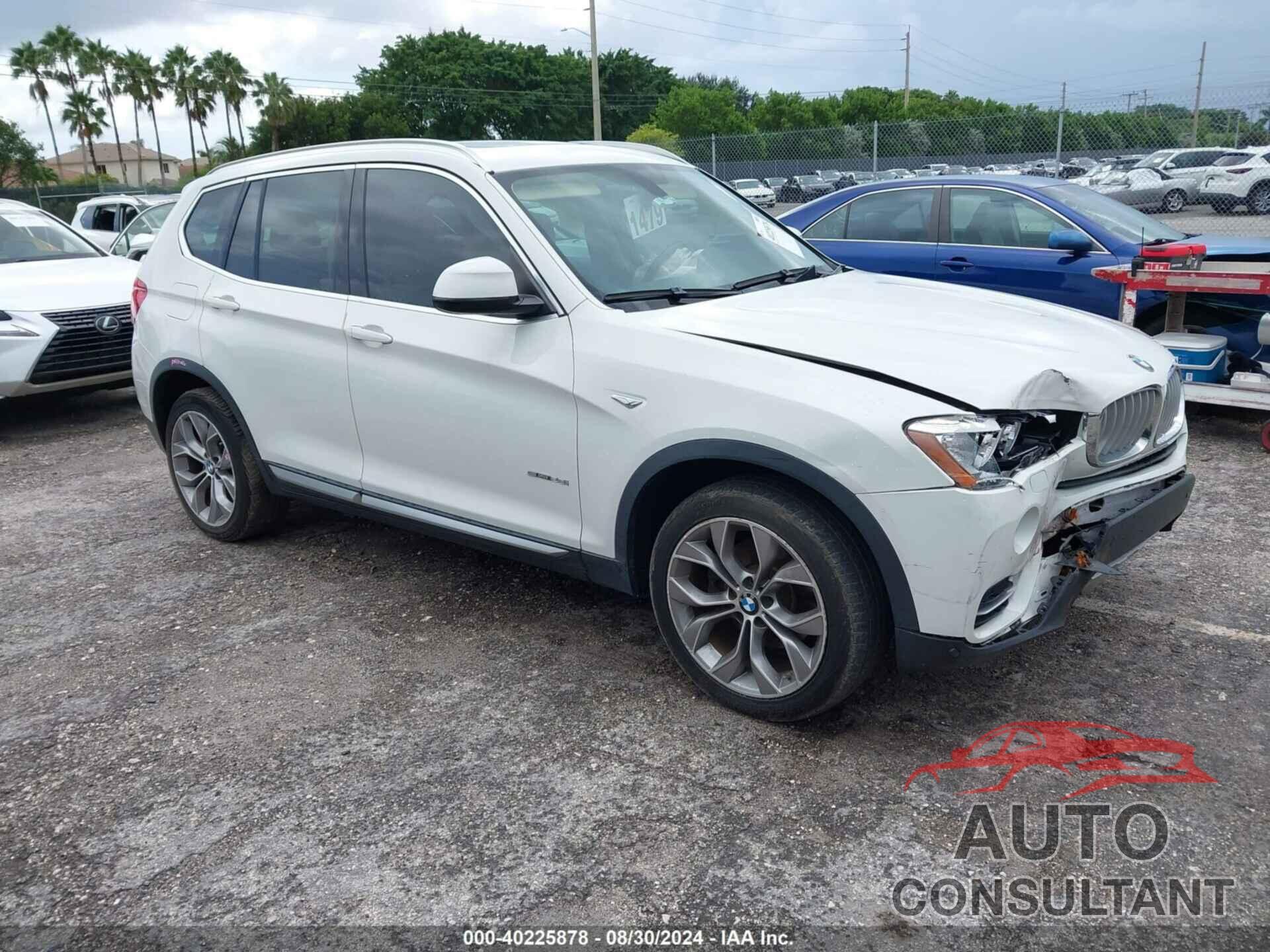 BMW X3 2017 - 5UXWZ7C33H0V91076