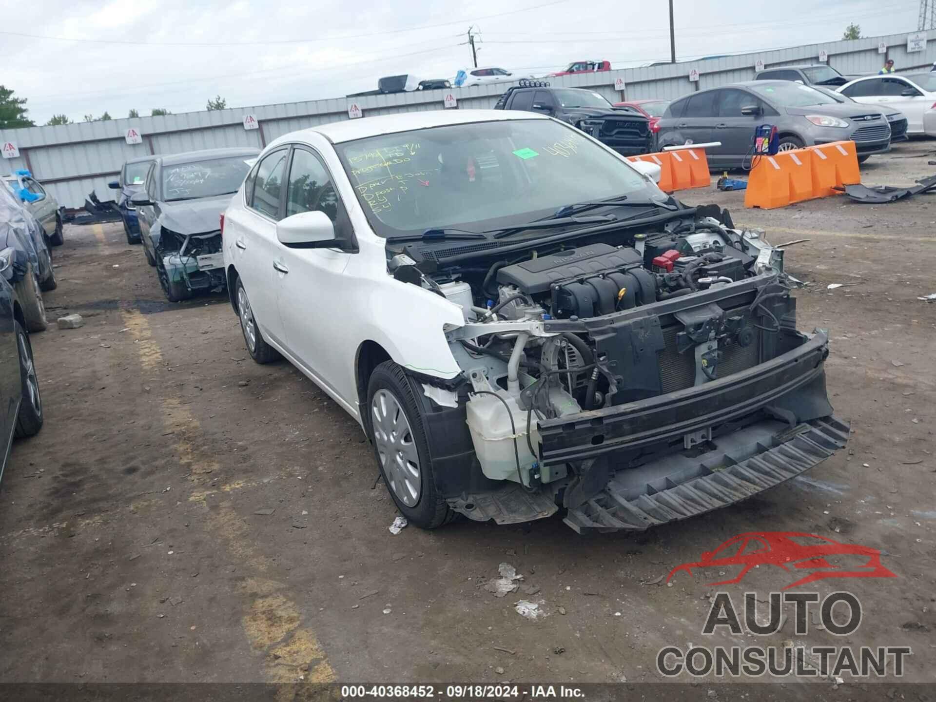 NISSAN SENTRA 2017 - 3N1AB7AP2HY411388