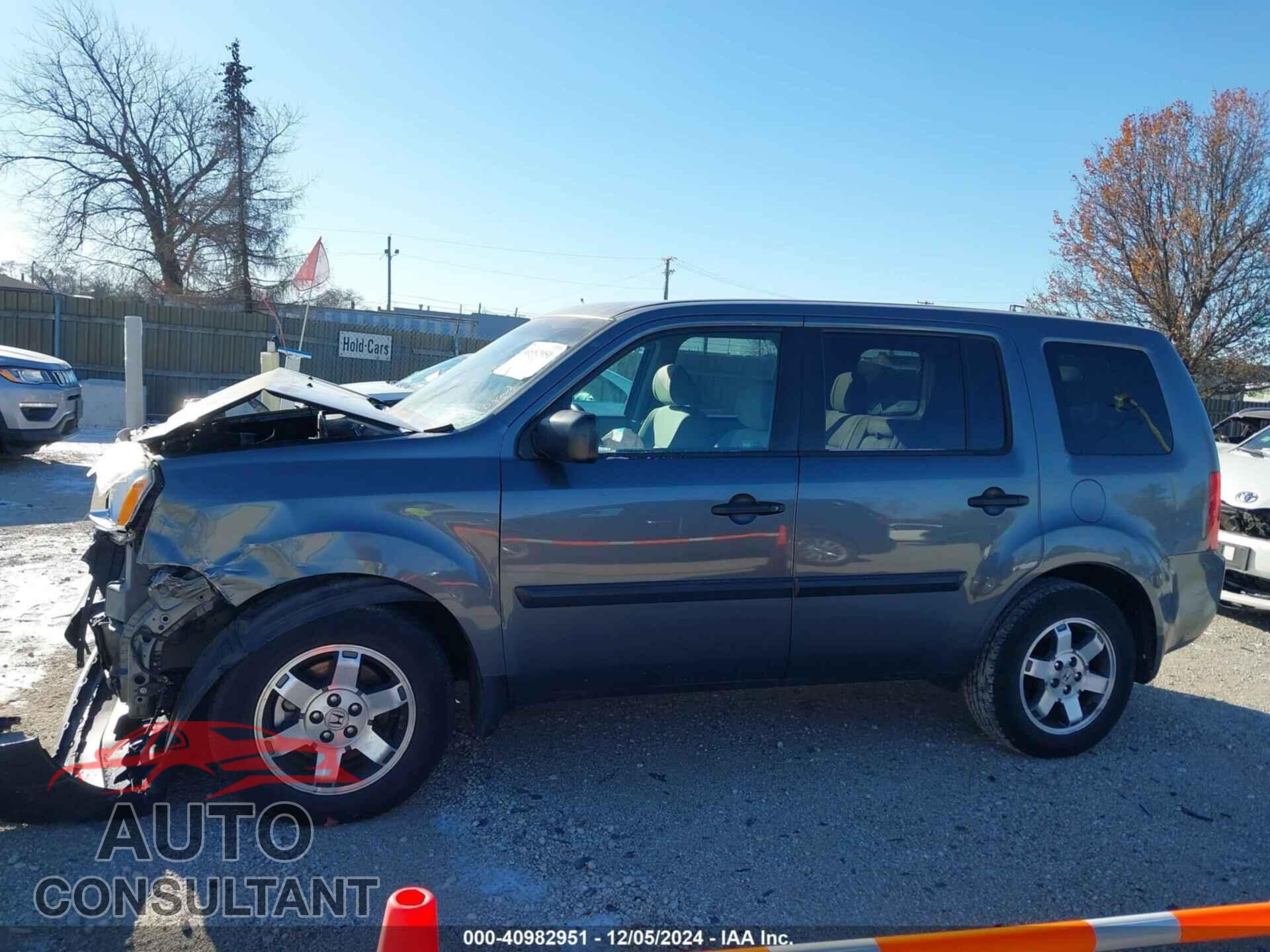 HONDA PILOT 2012 - 5FNYF4H21CB060647