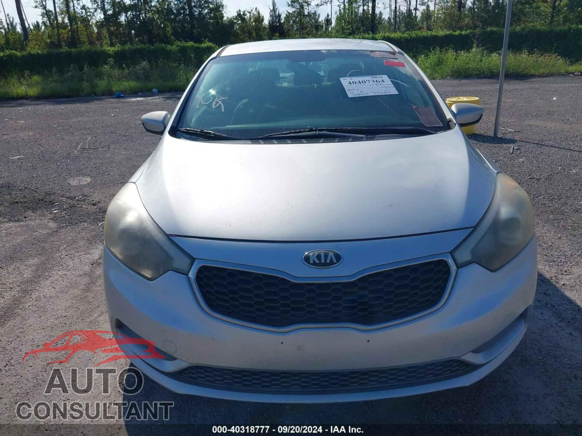 KIA FORTE 2017 - 3KPFK4A77HE077863