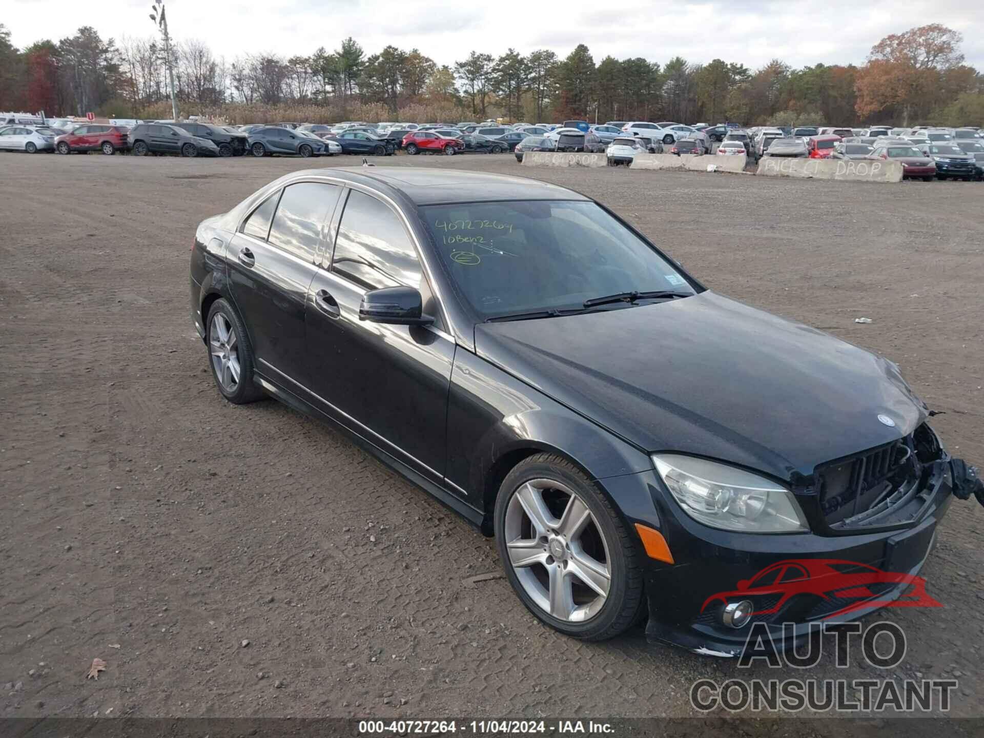 MERCEDES-BENZ C 300 2010 - WDDGF8BB5AR111107