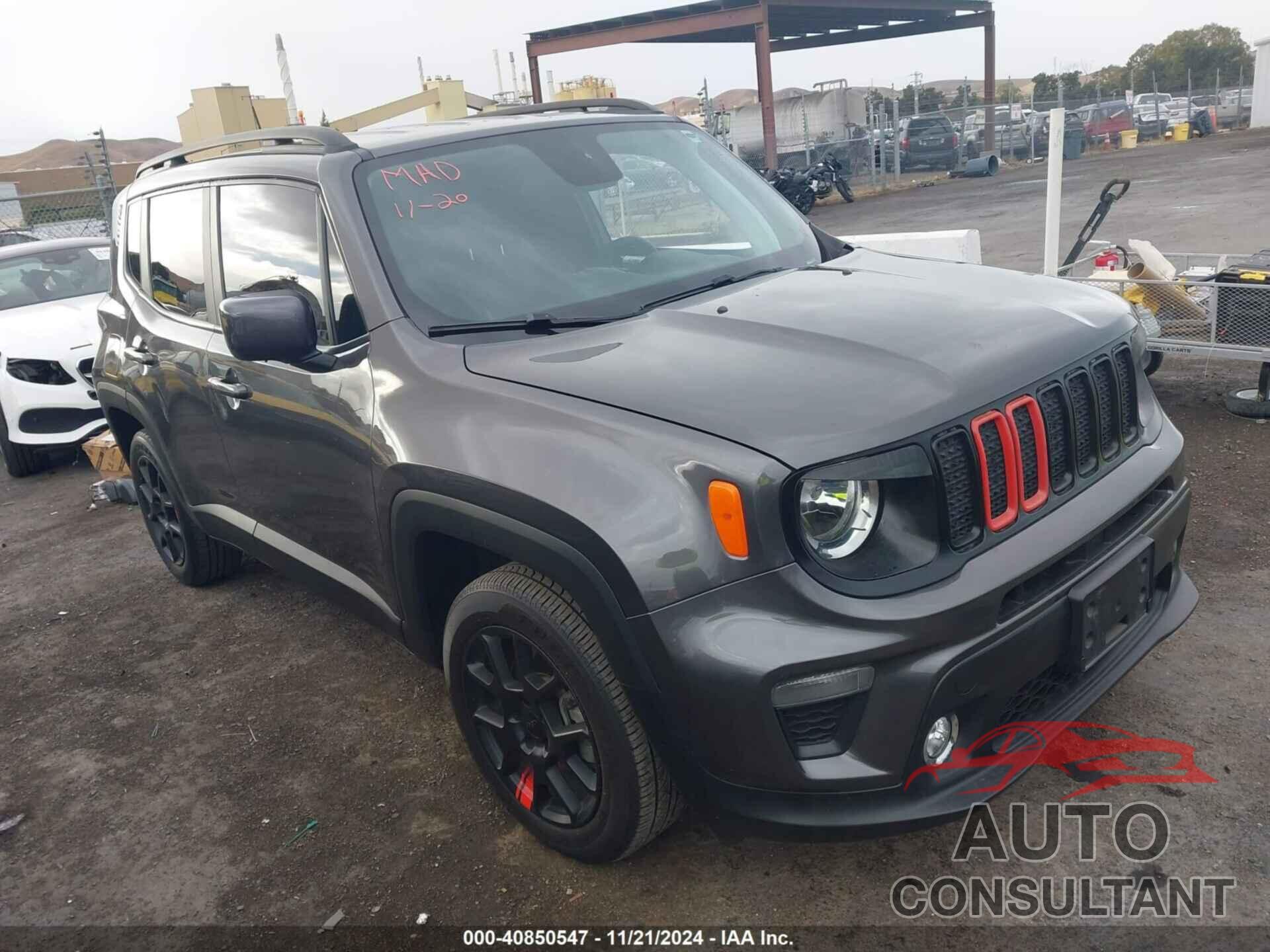 JEEP RENEGADE 2019 - ZACNJABB0KPK40909