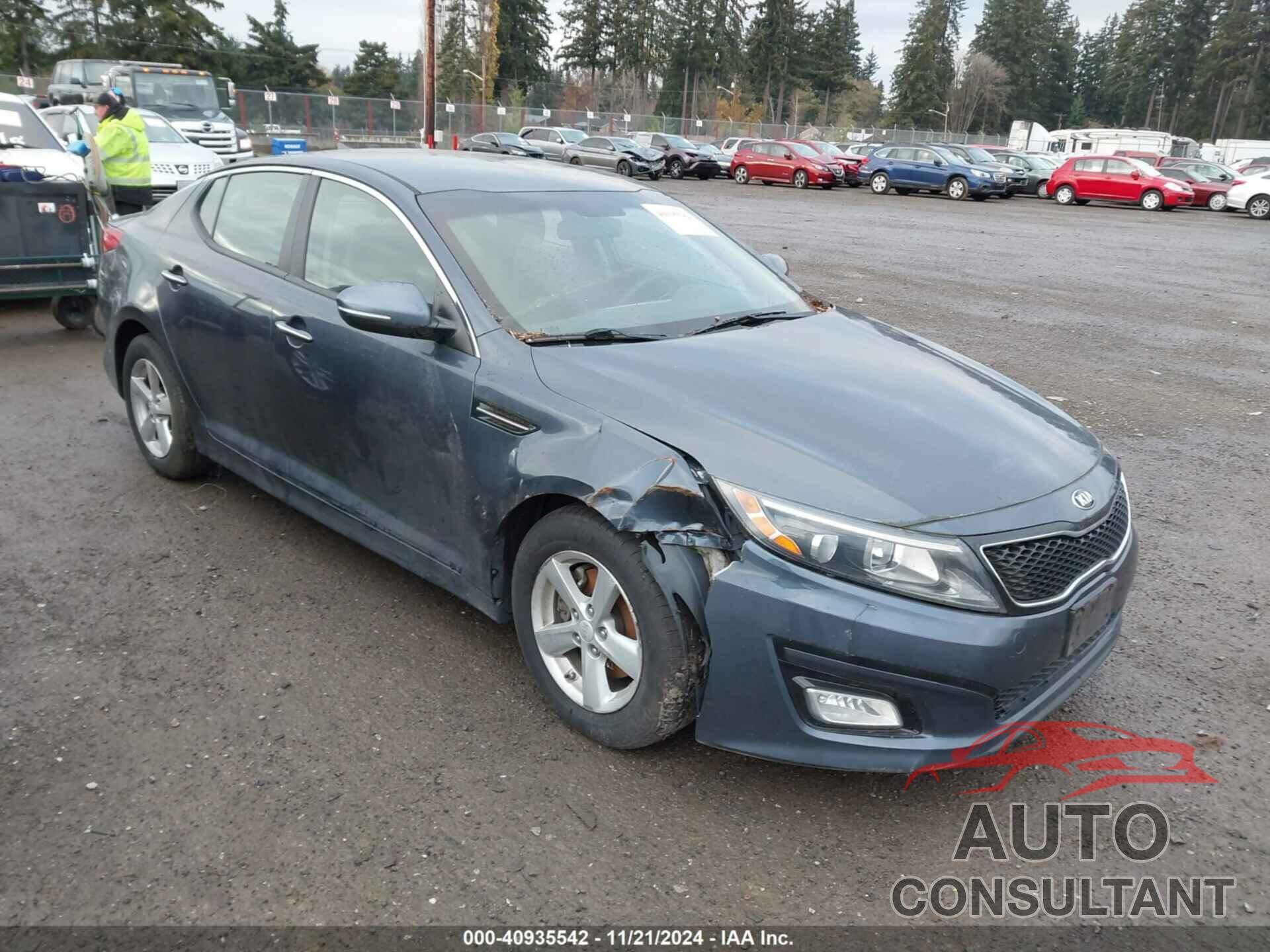 KIA OPTIMA 2015 - KNAGM4A76F5592003