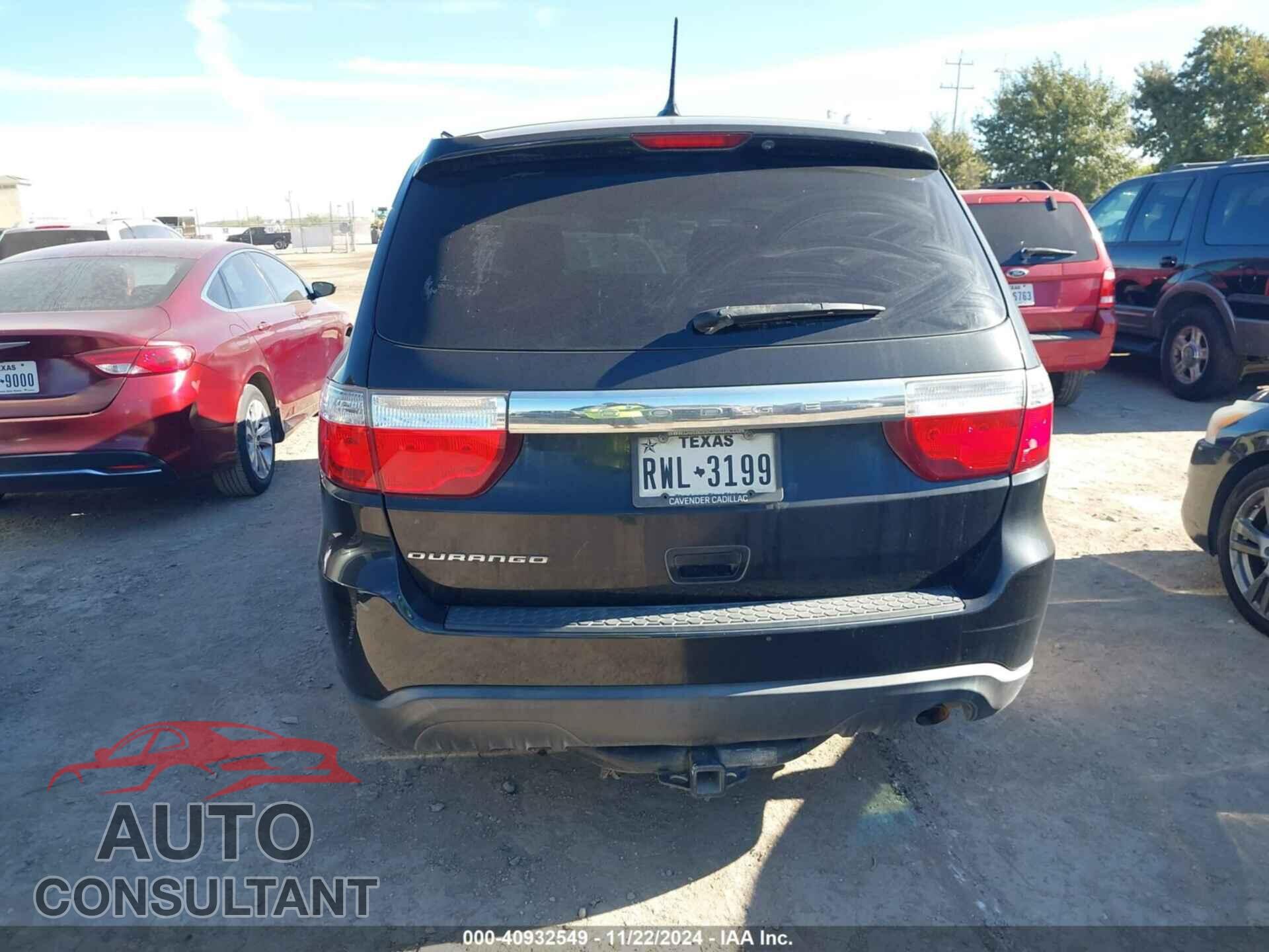DODGE DURANGO 2013 - 1C4RDHAG0DC681917