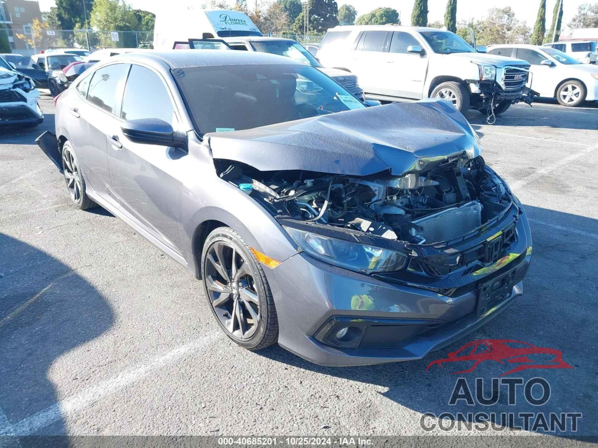 HONDA CIVIC 2019 - 2HGFC2F80KH502825