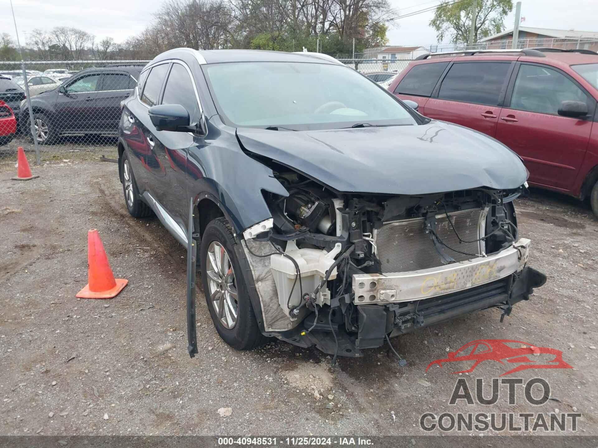 NISSAN MURANO 2018 - 5N1AZ2MG6JN175981