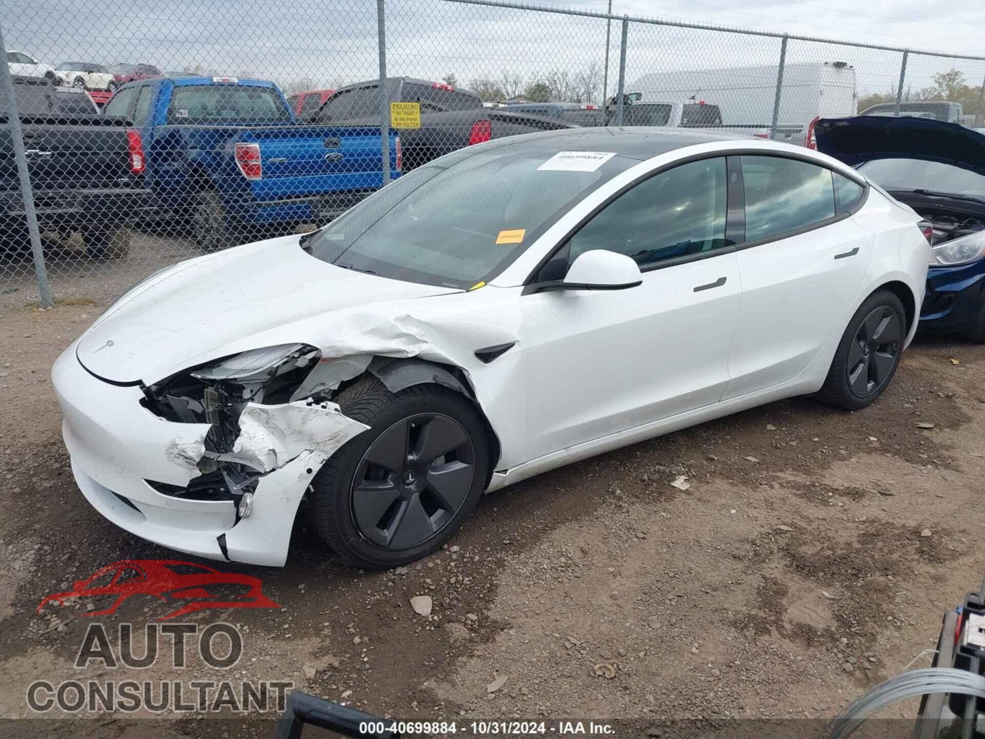 TESLA MODEL 3 2021 - 5YJ3E1EA4MF015856