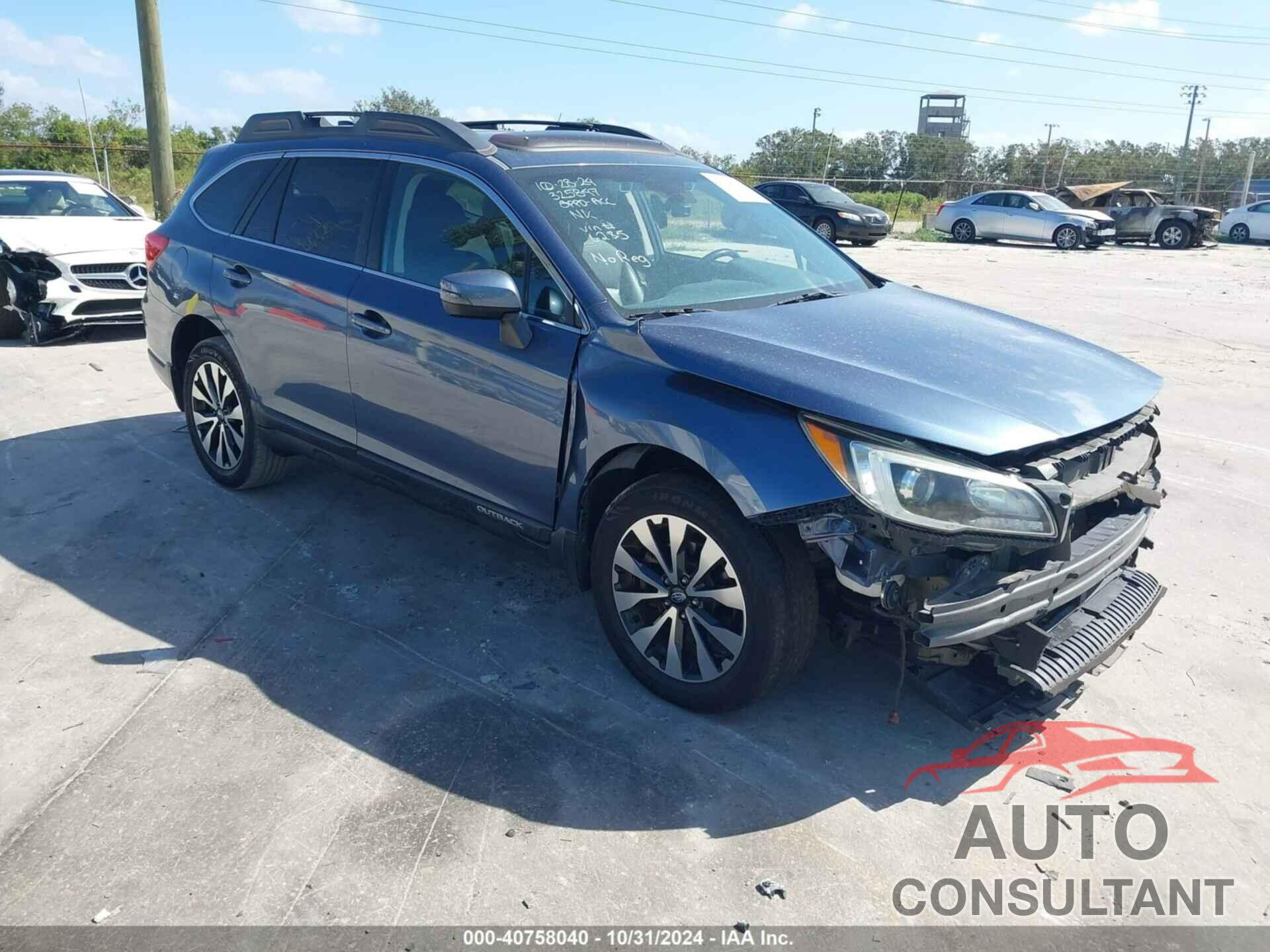 SUBARU OUTBACK 2017 - 4S4BSENC3H3256285