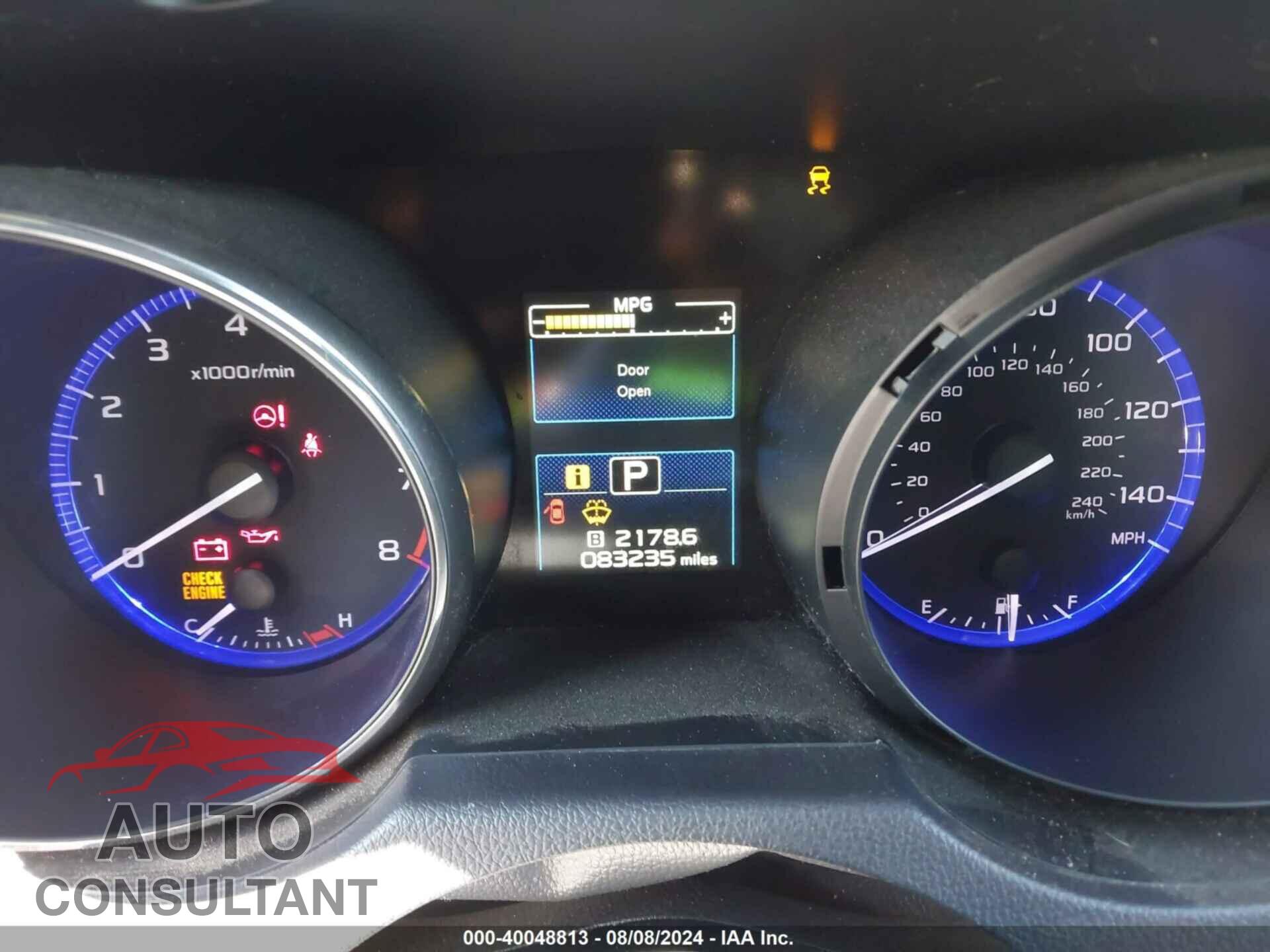 SUBARU OUTBACK 2017 - 4S4BSACC6H3373743