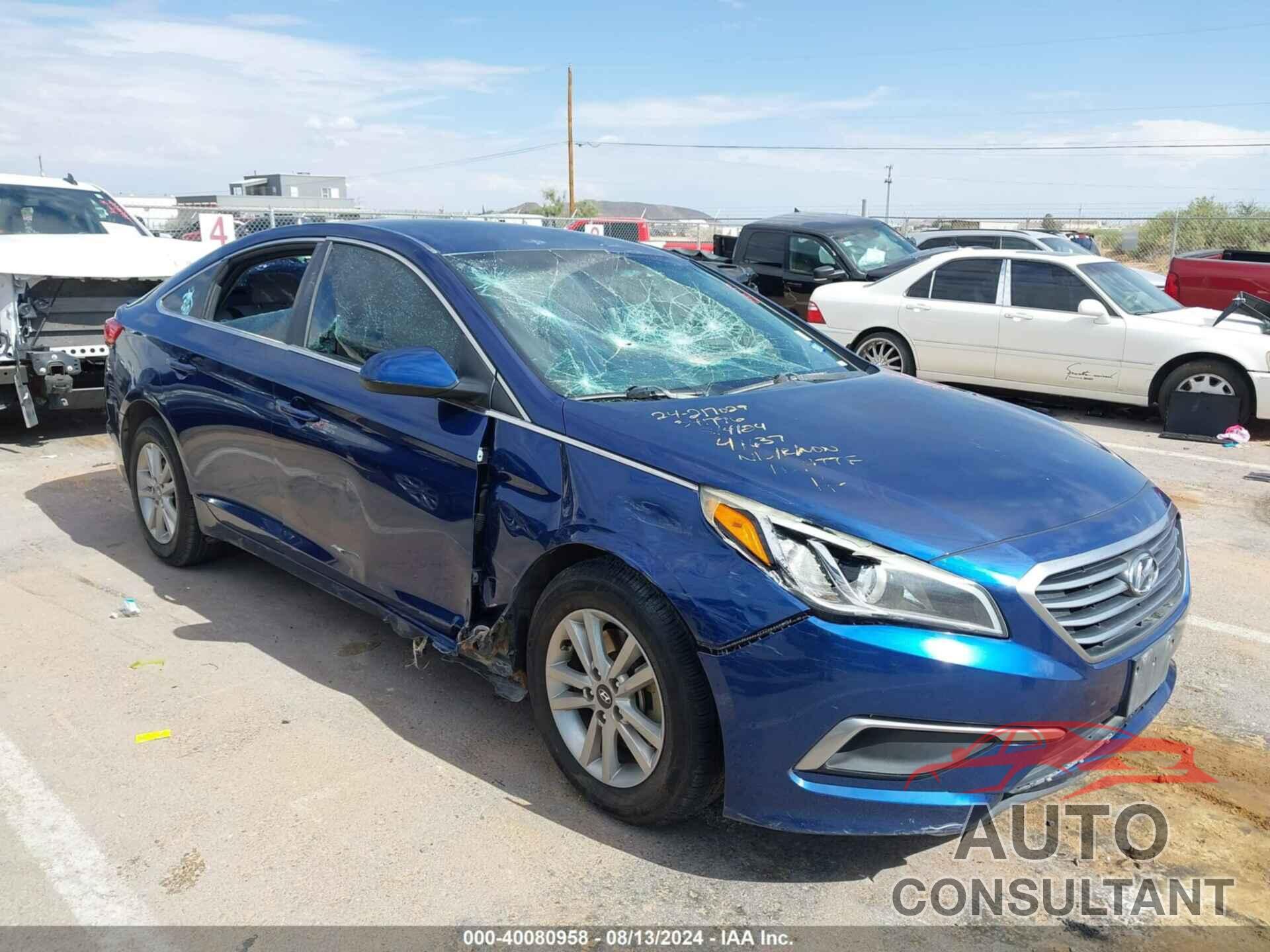 HYUNDAI SONATA 2016 - 5NPE24AF2GH333677