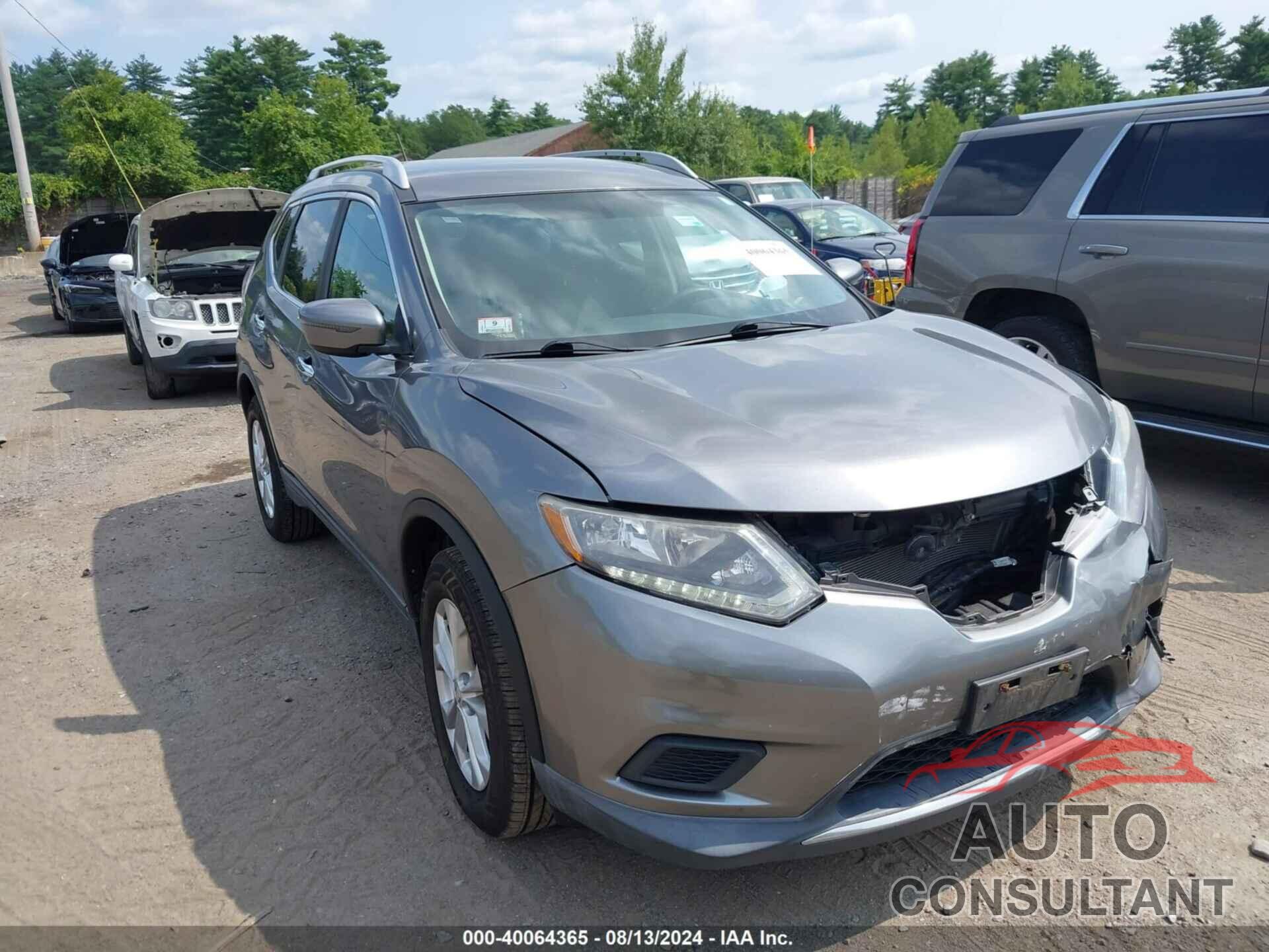 NISSAN ROGUE 2016 - KNMAT2MV7GP653312