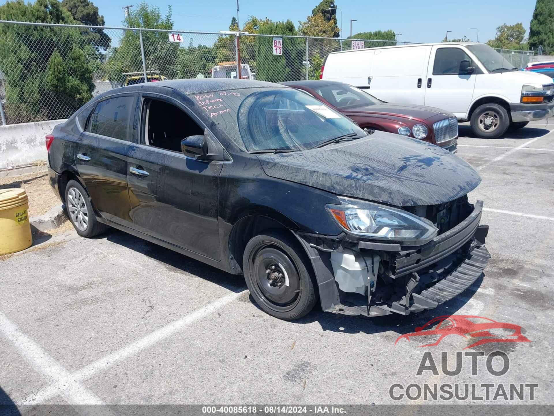 NISSAN SENTRA 2018 - 3N1AB7APXJY247006