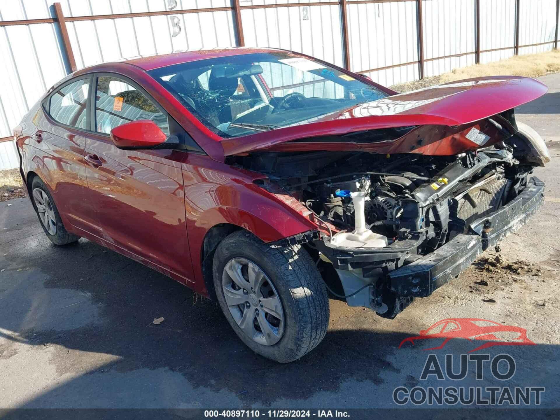 HYUNDAI ELANTRA 2016 - 5NPDH4AE9GH687861