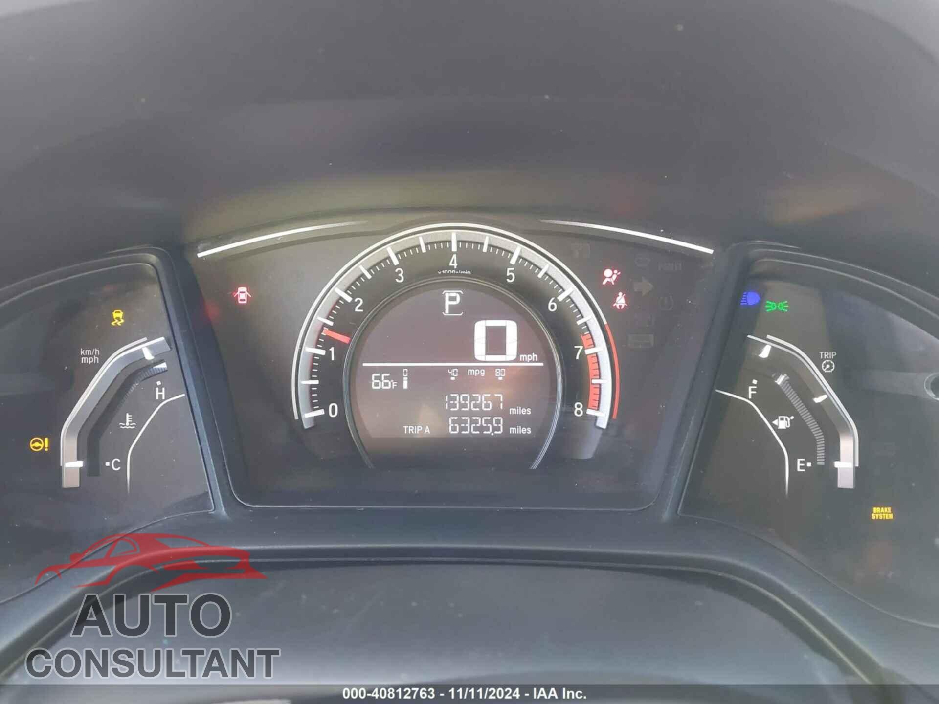HONDA CIVIC 2016 - 19XFC2F52GE033213