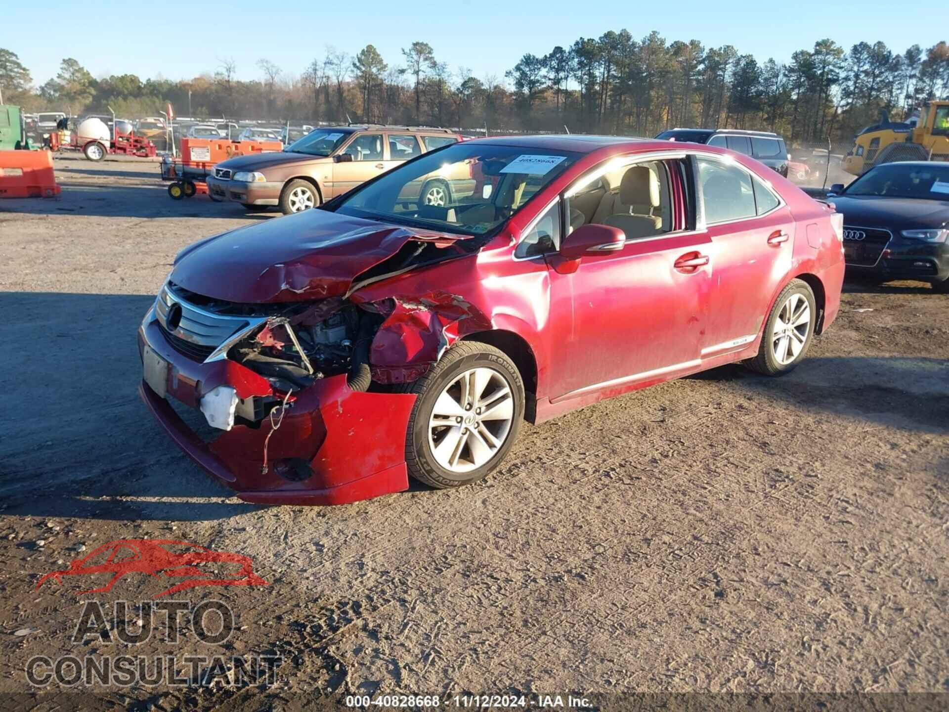 LEXUS HS 250H 2011 - JTHBB1BA1B2045596