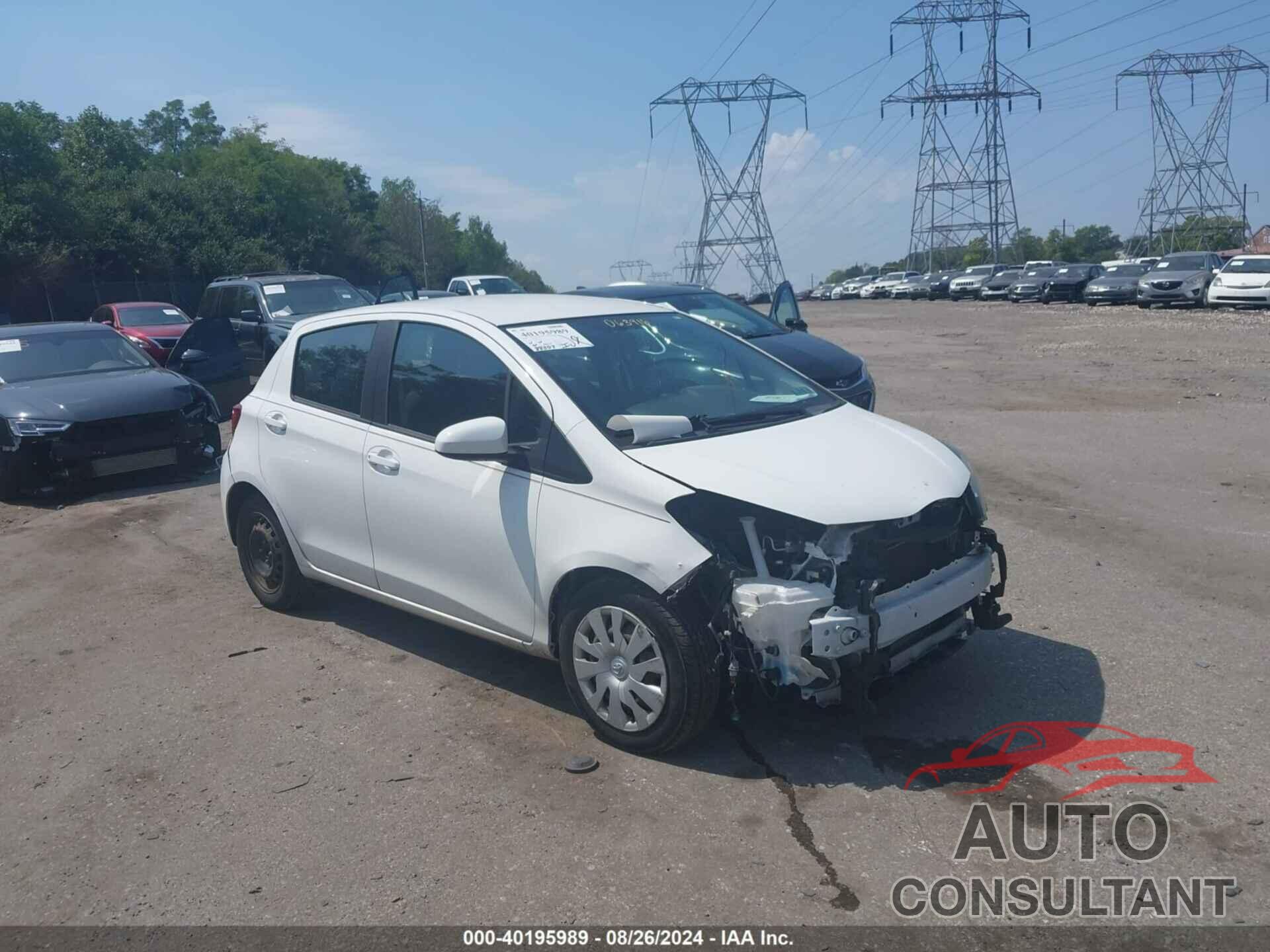TOYOTA YARIS 2016 - VNKKTUD32GA063916