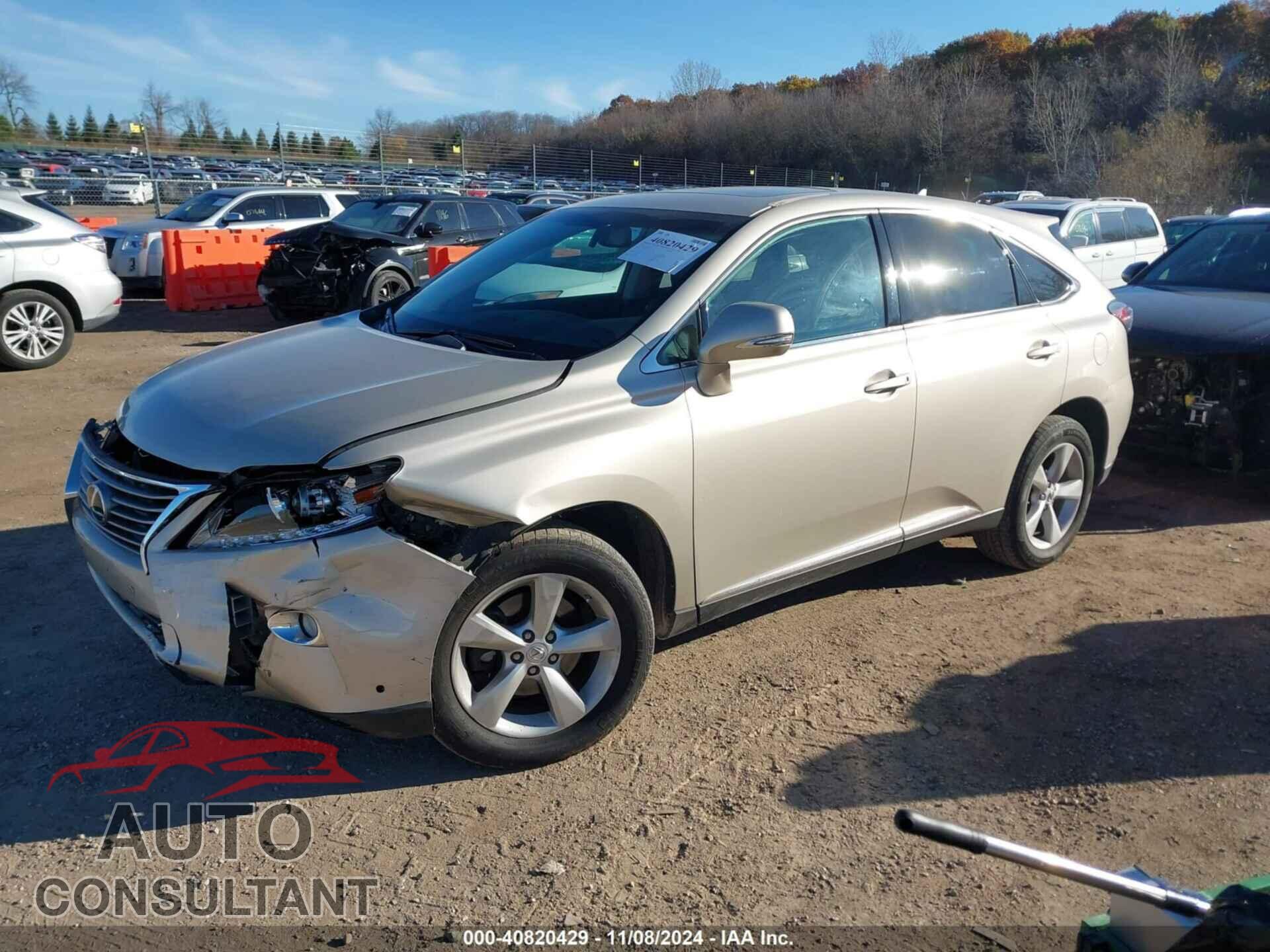 LEXUS RX 350 2013 - 2T2BK1BA7DC159121