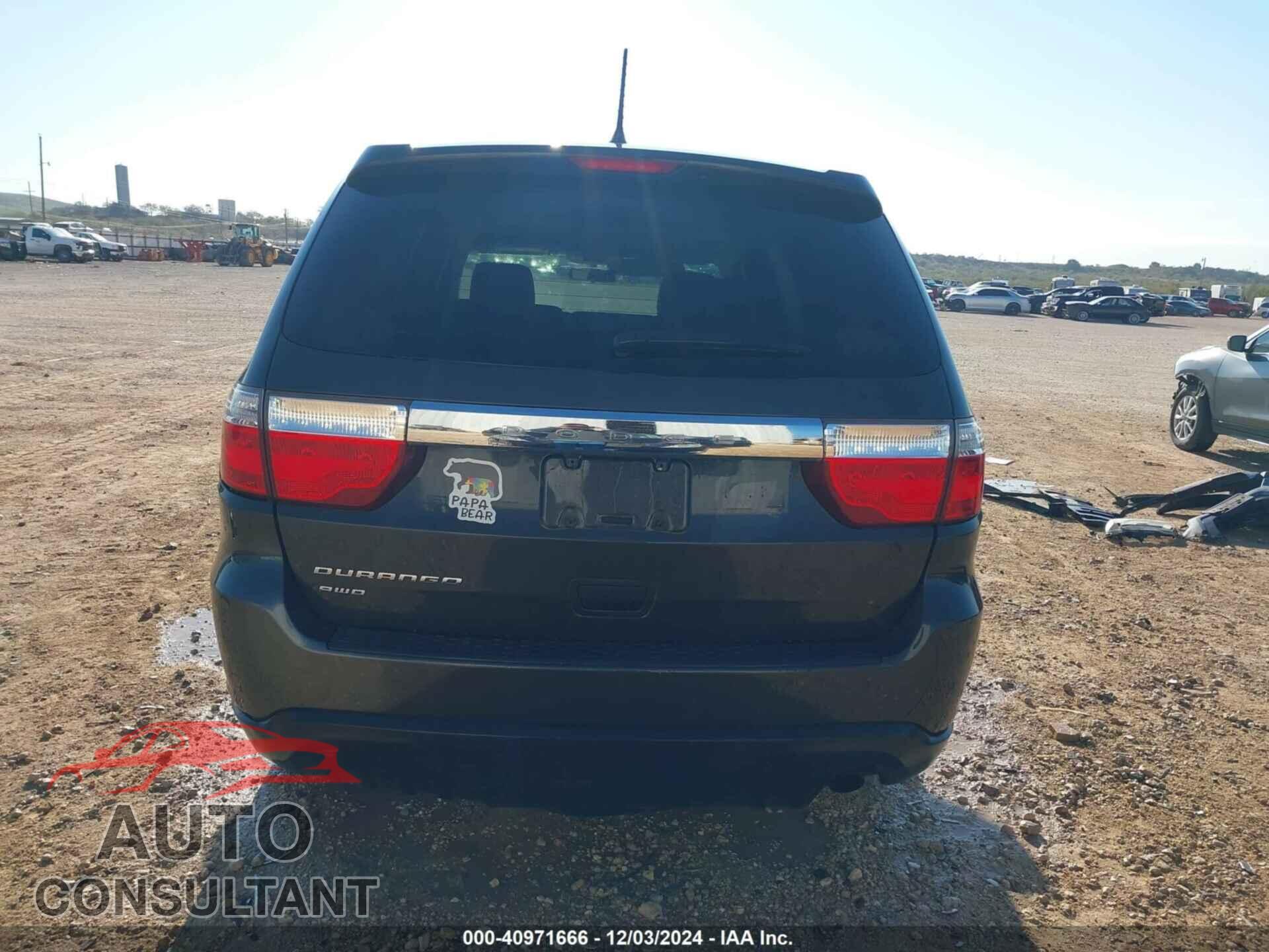 DODGE DURANGO 2011 - 1D4RE2GG0BC734410