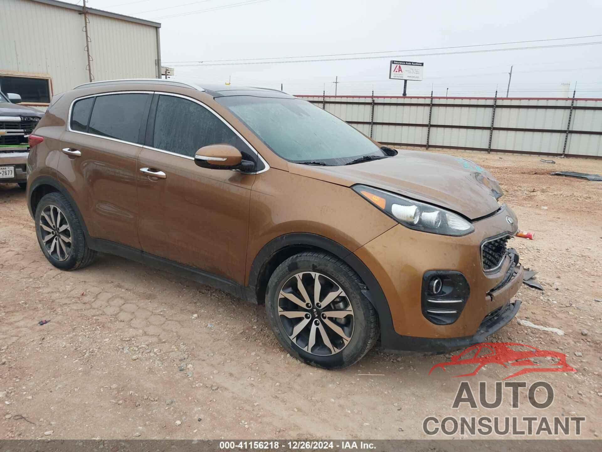 KIA SPORTAGE 2017 - KNDPN3AC2H7219149