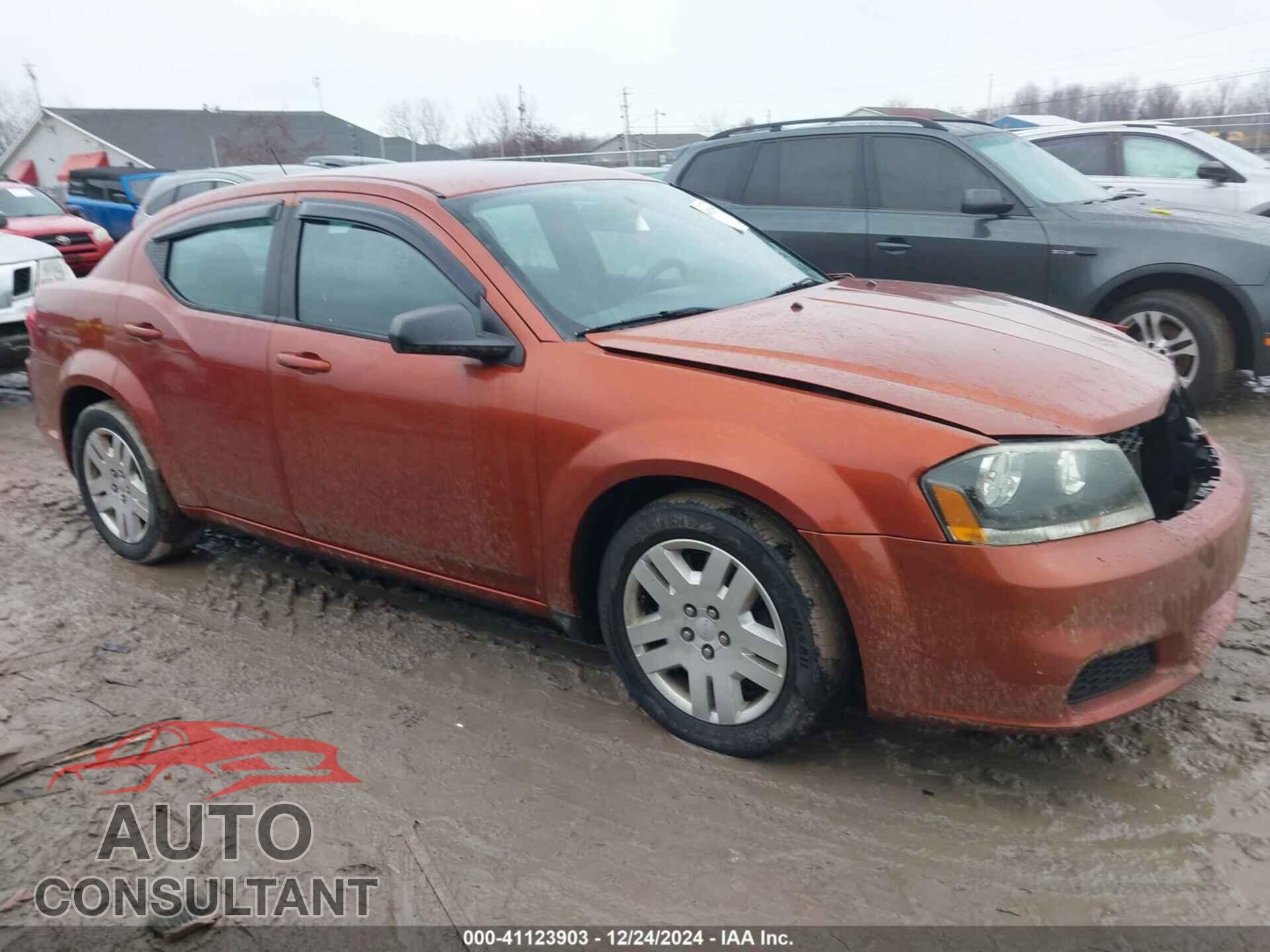 DODGE AVENGER 2012 - 1C3CDZABXCN276591