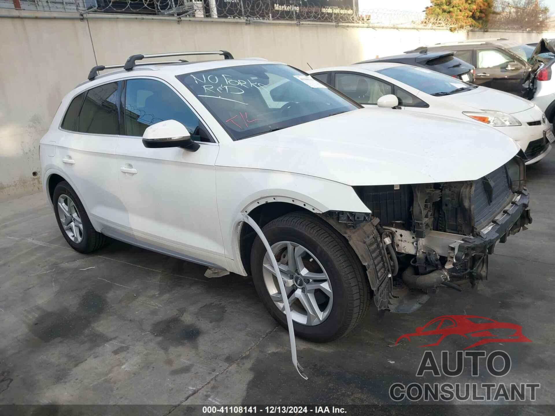 AUDI Q5 2018 - WA1BNAFY8J2180681