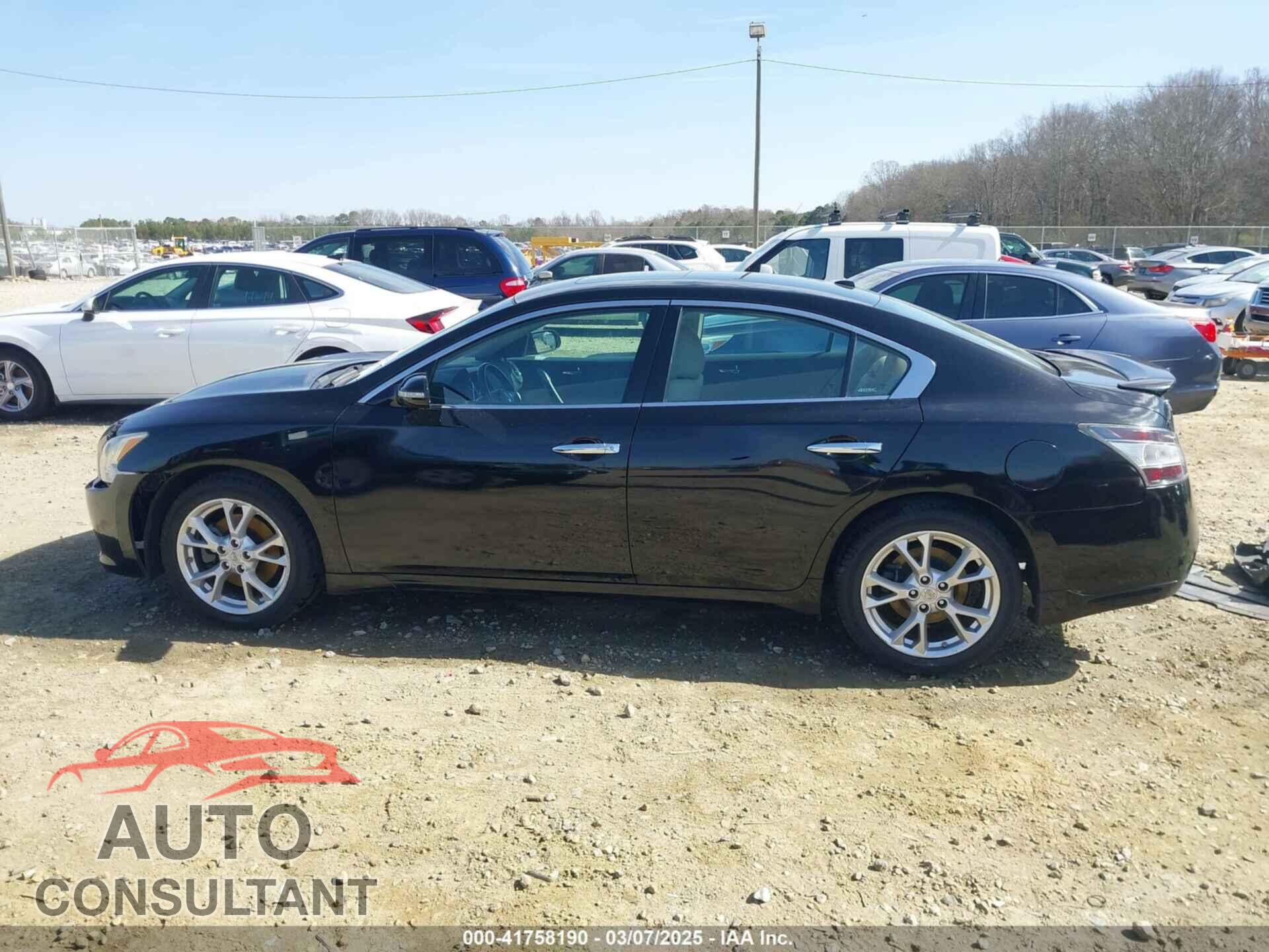 NISSAN MAXIMA 2012 - 1N4AA5AP1CC860802