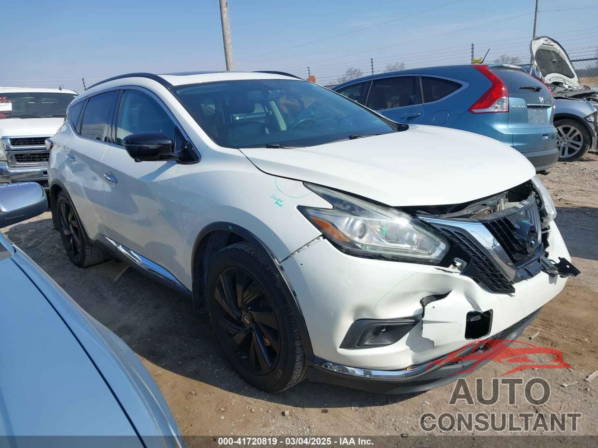 NISSAN MURANO 2017 - 5N1AZ2MH2HN153270