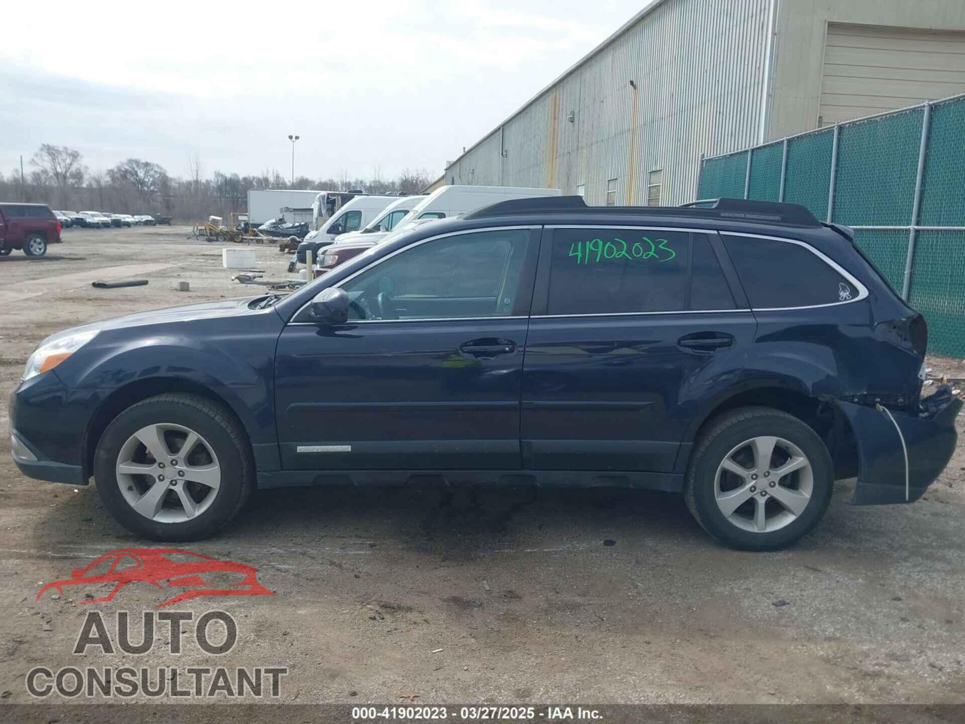 SUBARU OUTBACK 2012 - 4S4BRCCC8C3231183
