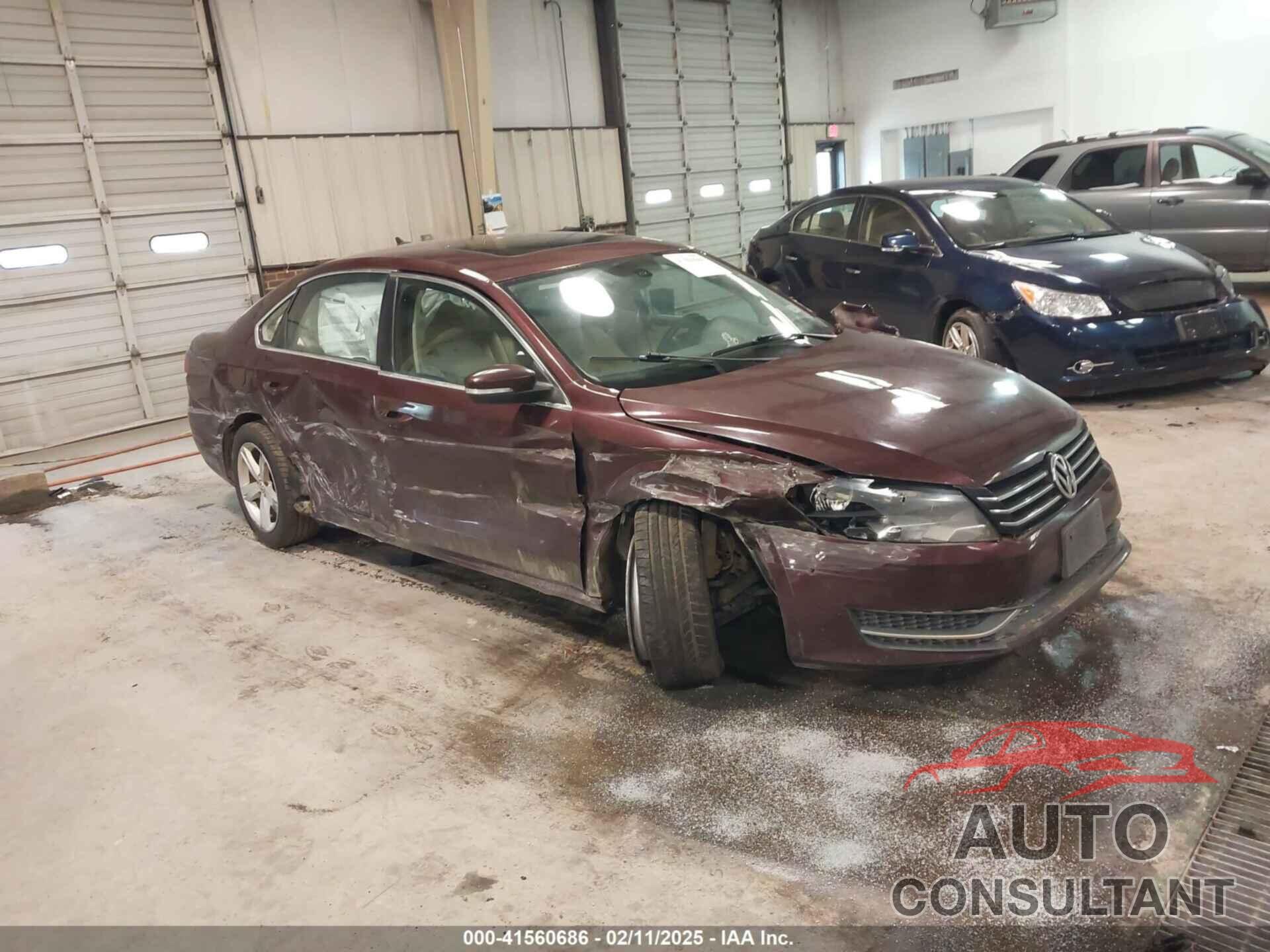 VOLKSWAGEN PASSAT 2013 - 1VWBP7A39DC075108