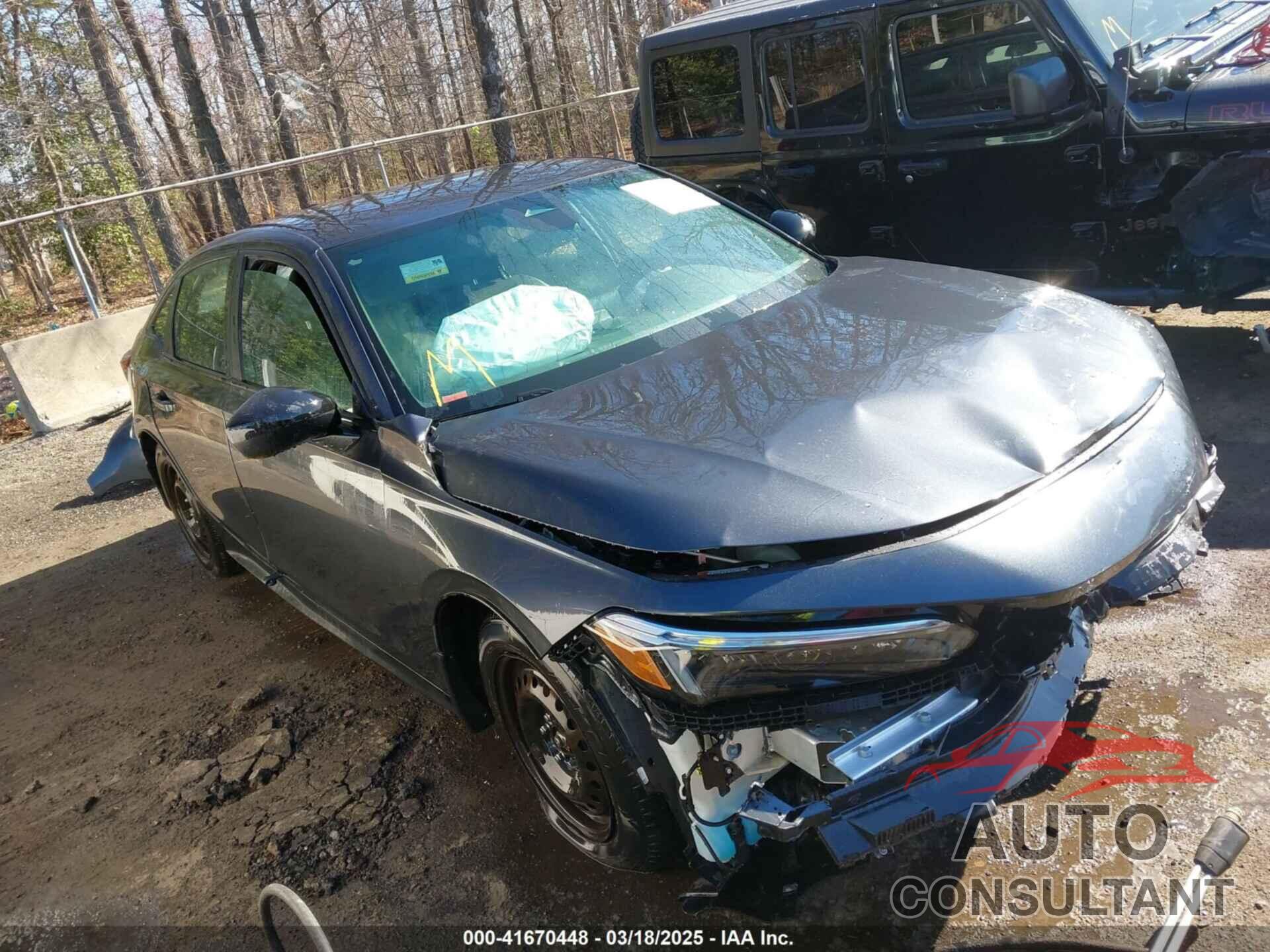 HONDA CIVIC 2025 - 2HGFE2F52SH544588