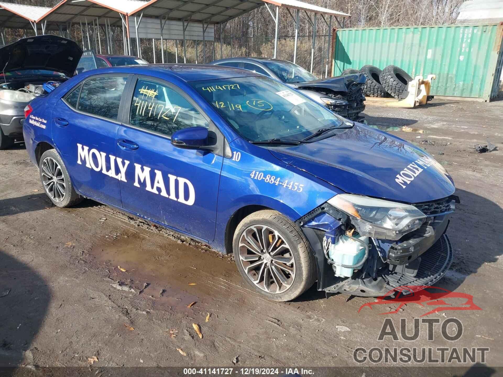 TOYOTA COROLLA 2016 - 2T1BURHE7GC590330
