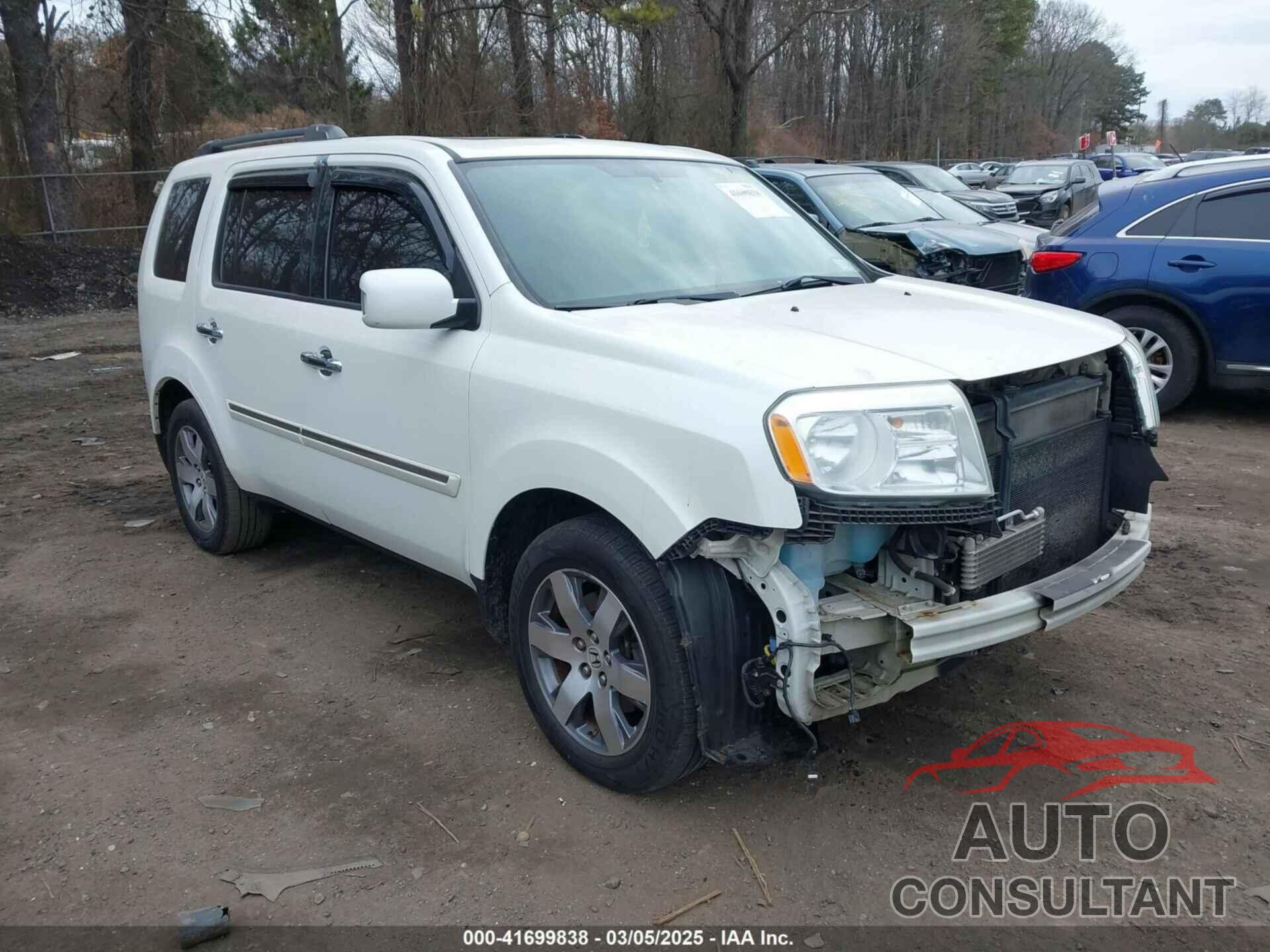 HONDA PILOT 2013 - 5FNYF4H96DB031577
