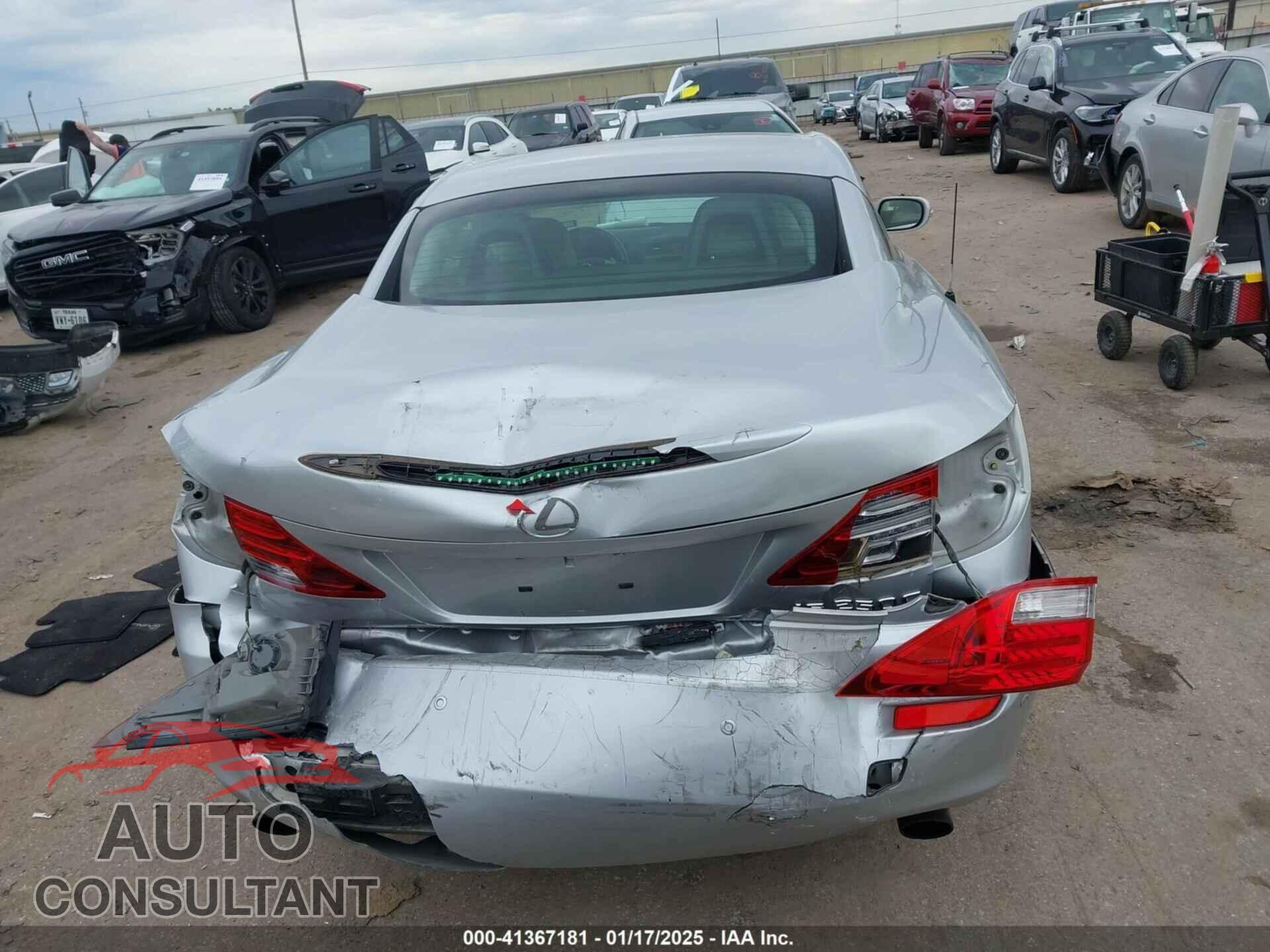 LEXUS IS 250C 2012 - JTHFF2C2XC2524944