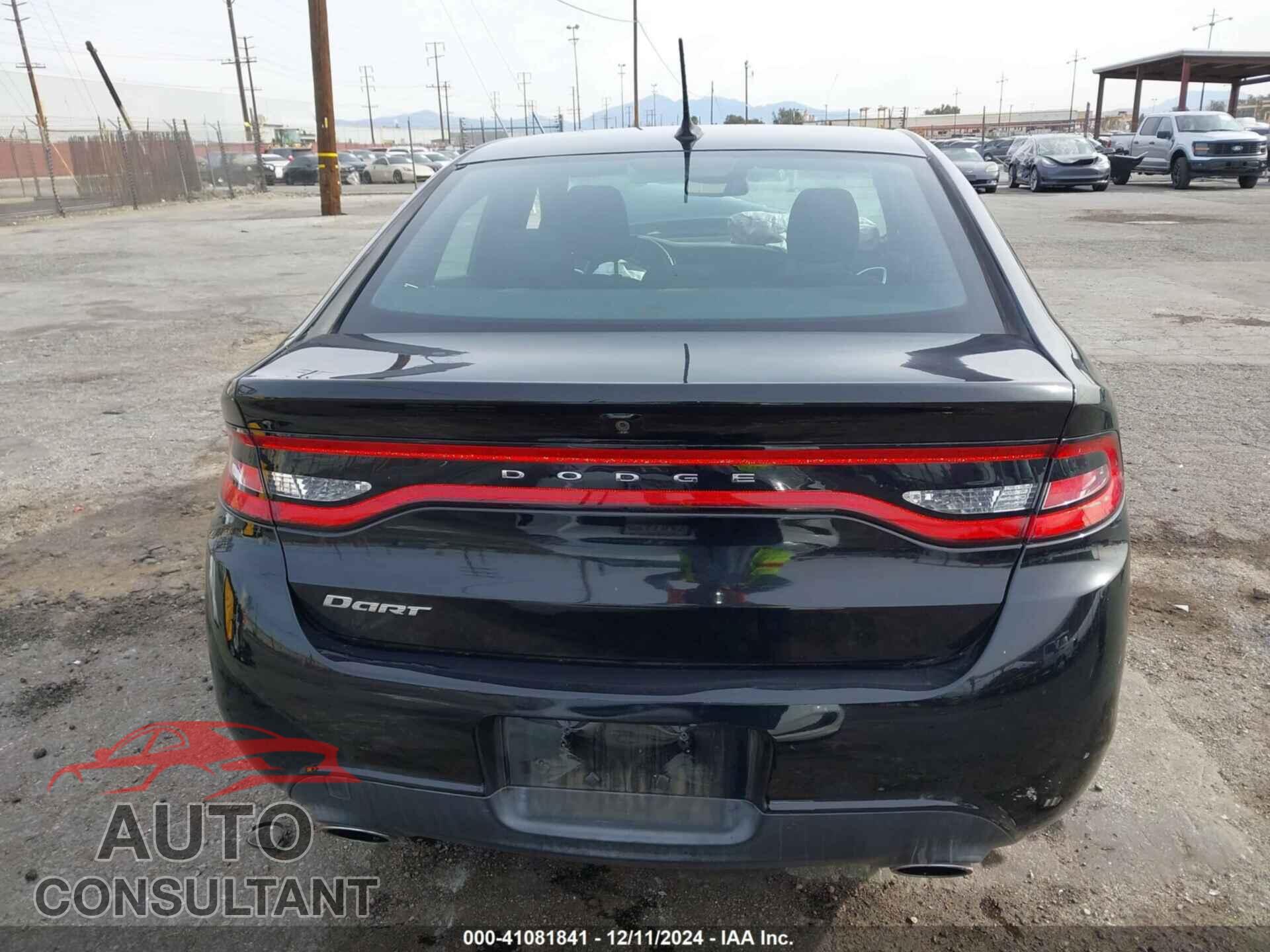 DODGE DART 2015 - 1C3CDFBB0FD173722