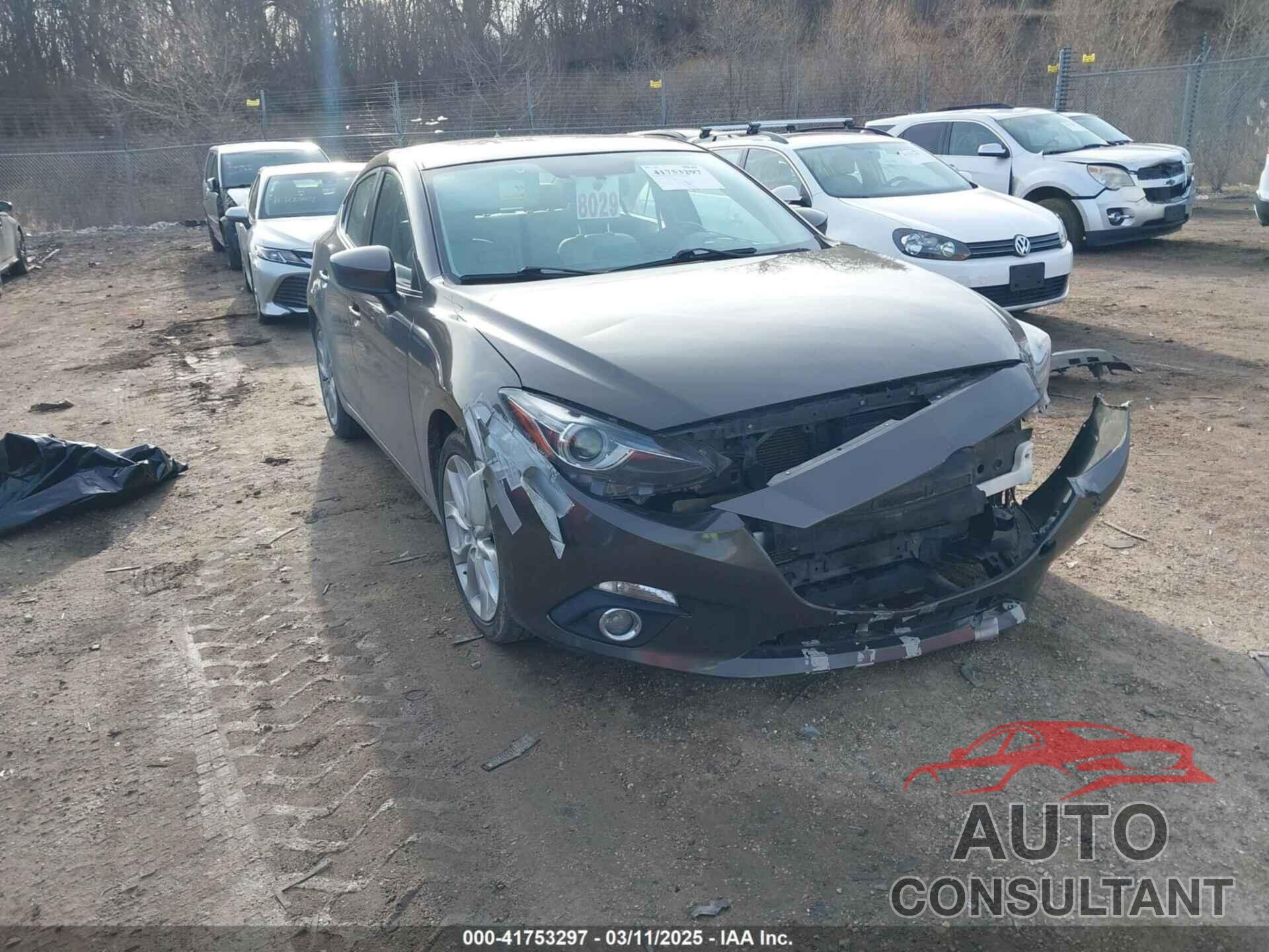 MAZDA MAZDA3 2015 - JM1BM1W37F1238628
