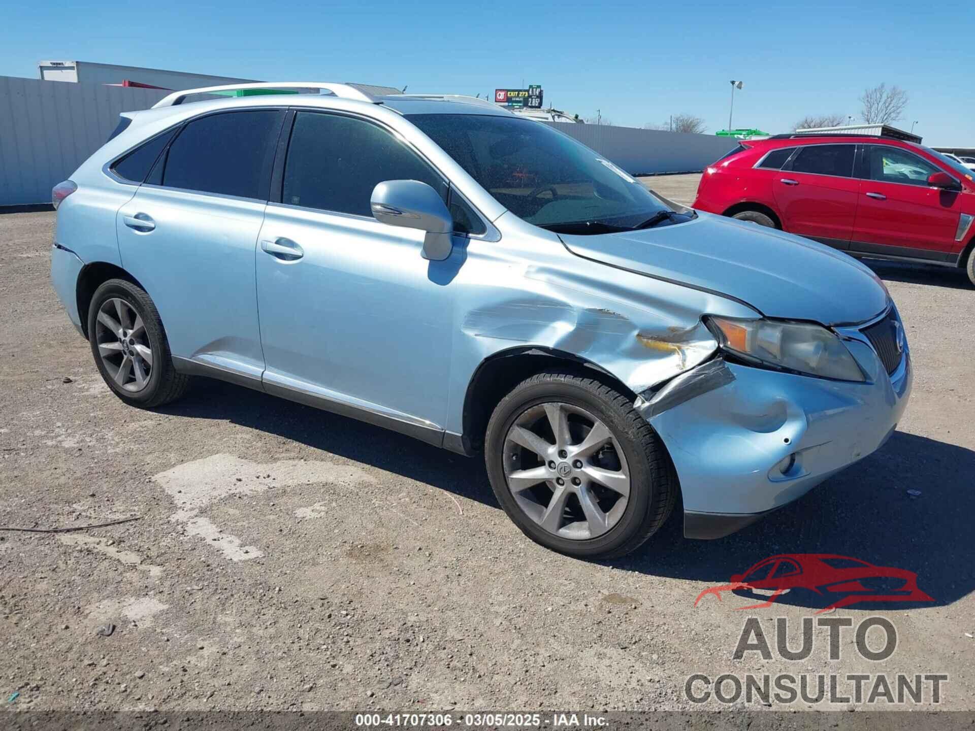 LEXUS RX 350 2011 - 2T2ZK1BAXBC043701