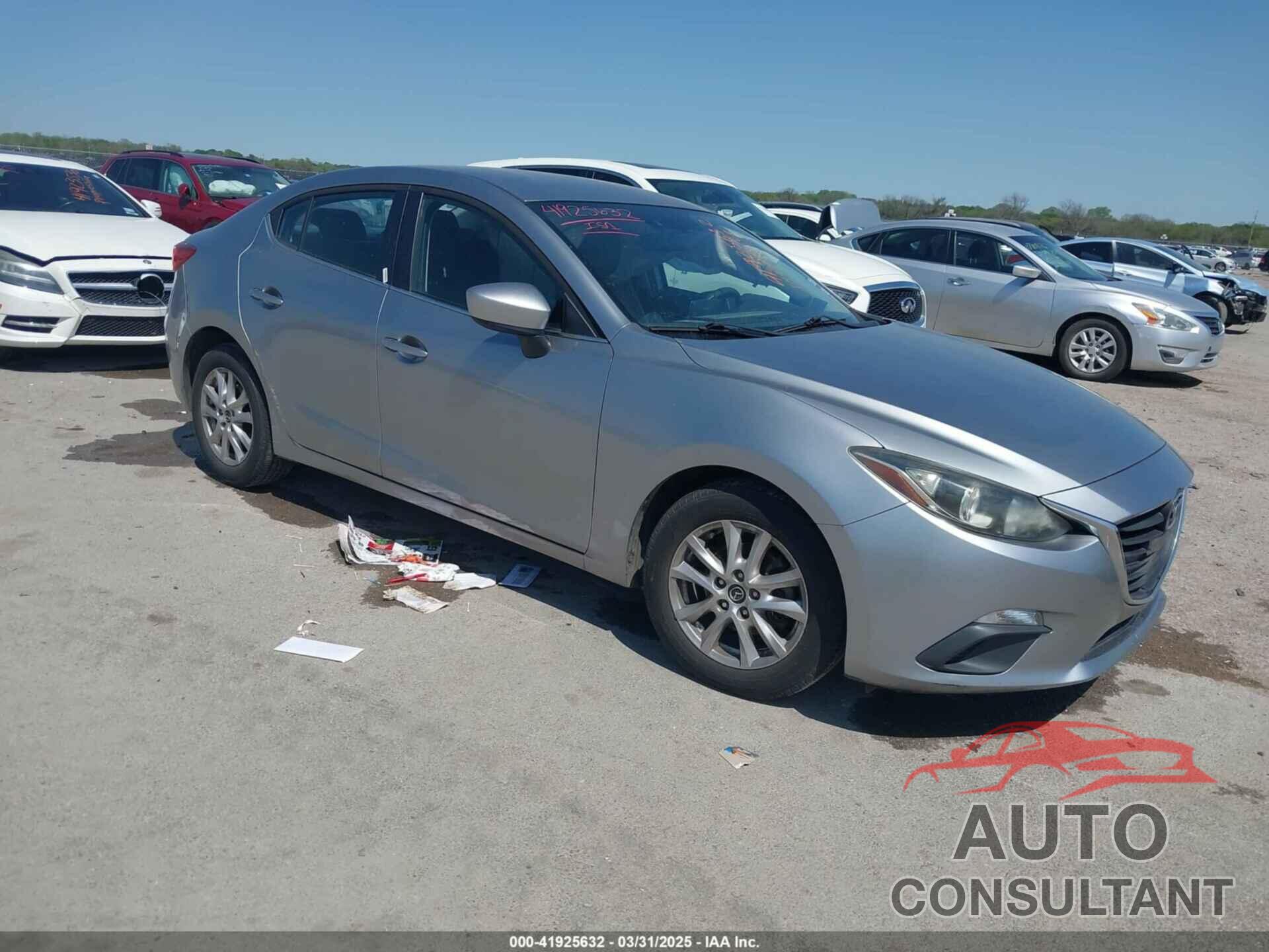 MAZDA MAZDA3 2016 - JM1BM1U74G1280293