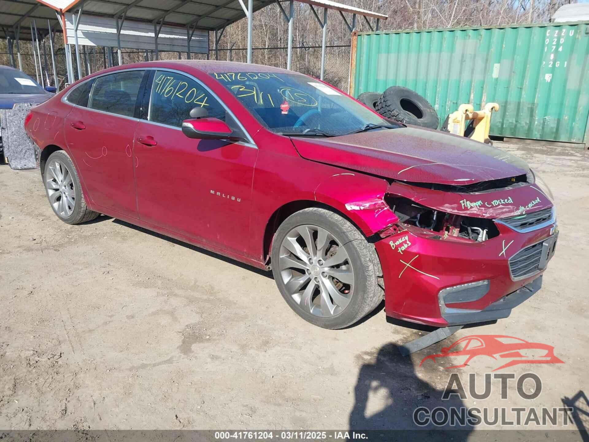 CHEVROLET MALIBU 2017 - 1G1ZE5ST0HF264351