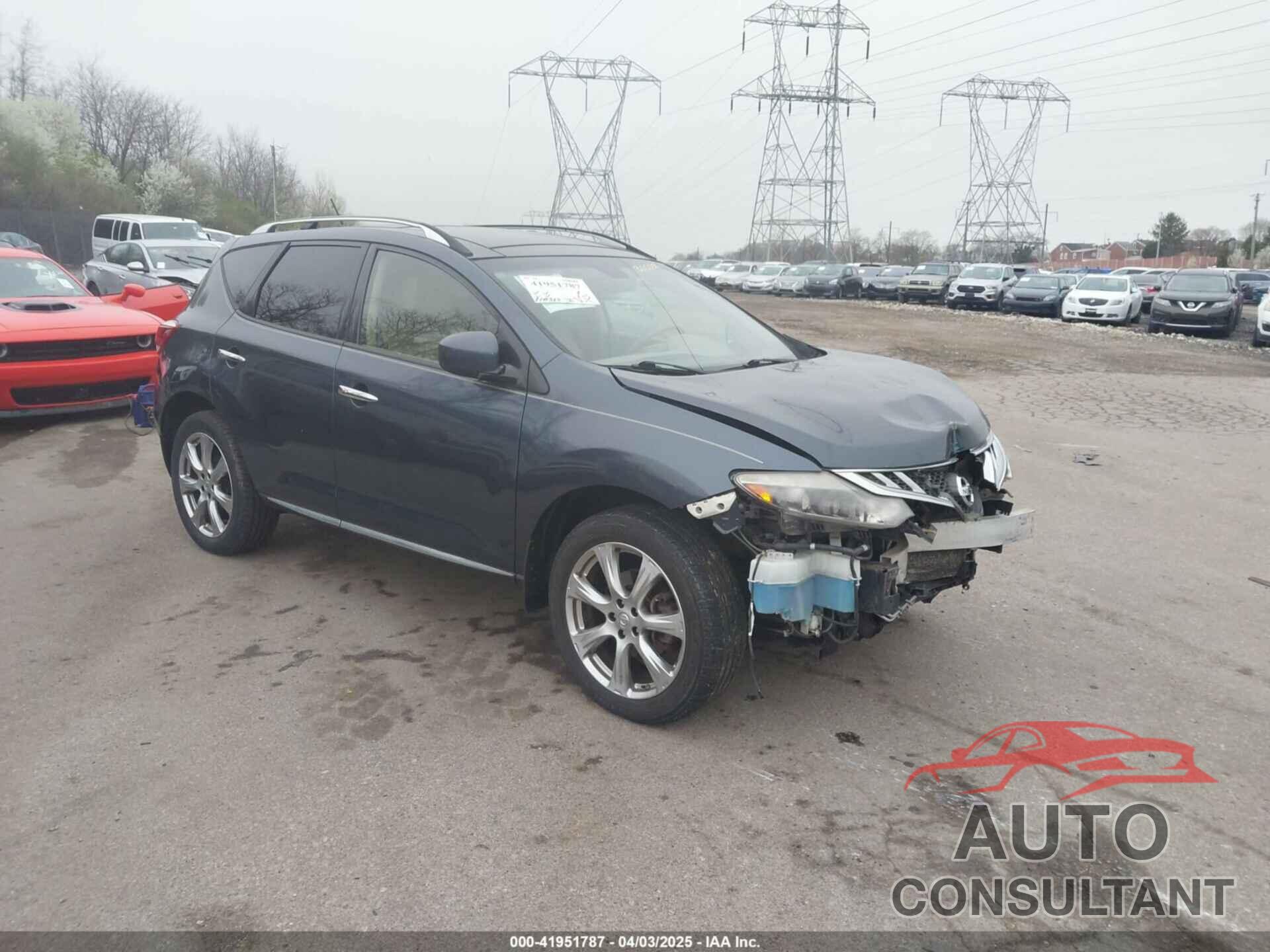 NISSAN MURANO 2013 - JN8AZ1MW6DW305038