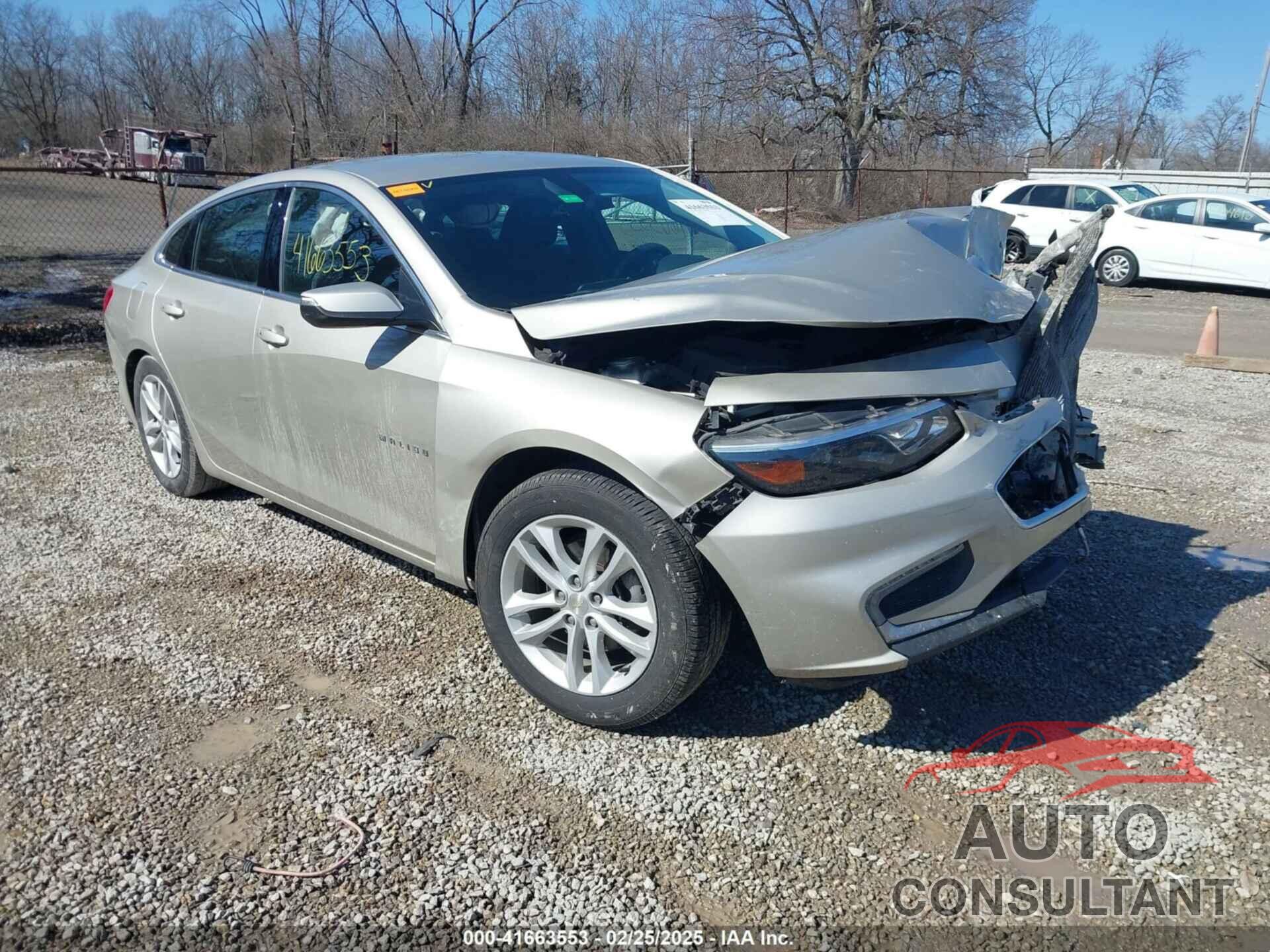 CHEVROLET MALIBU 2016 - 1G1ZE5ST8GF187954