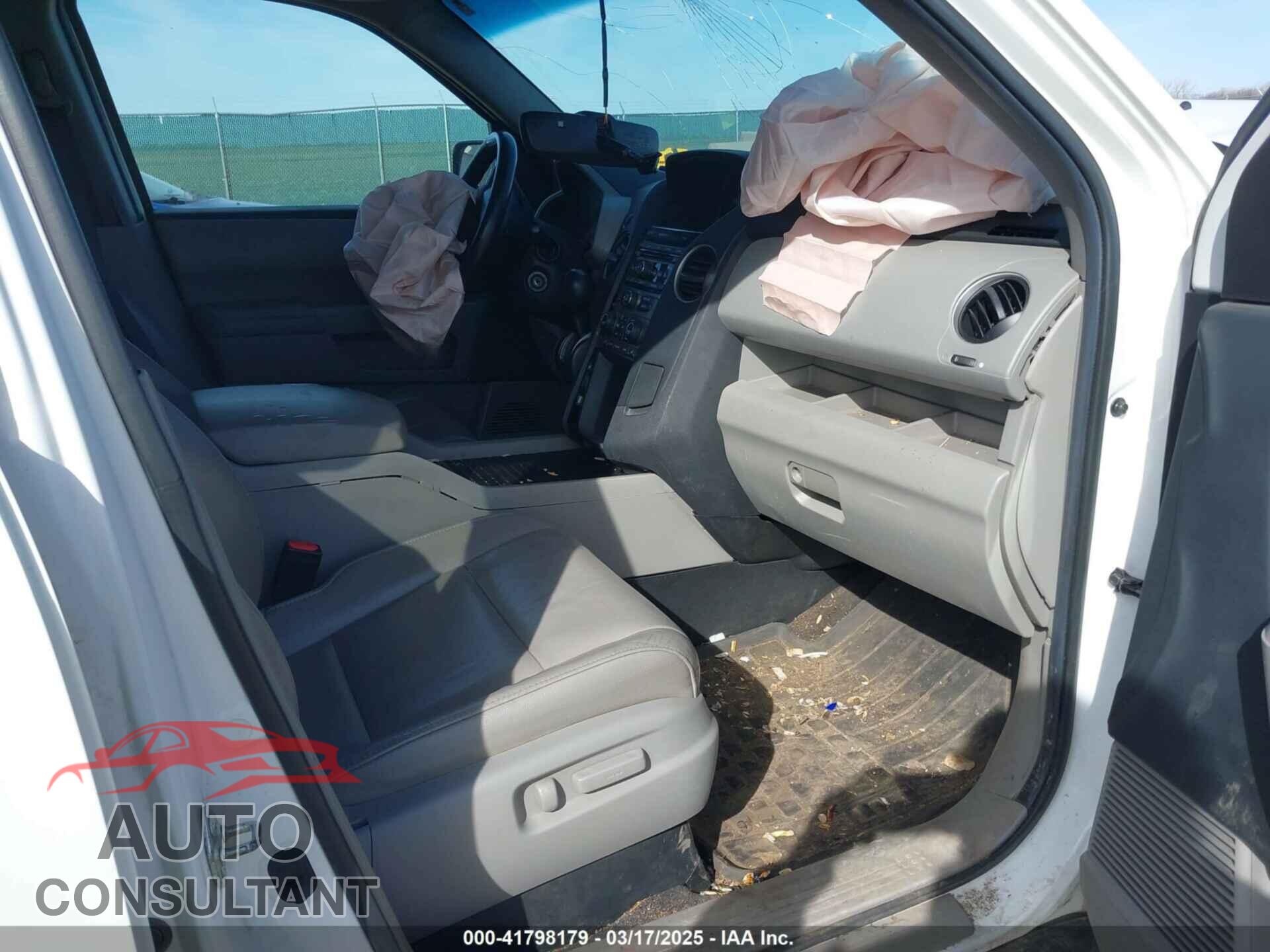 HONDA PILOT 2012 - 5FNYF4H56CB021904
